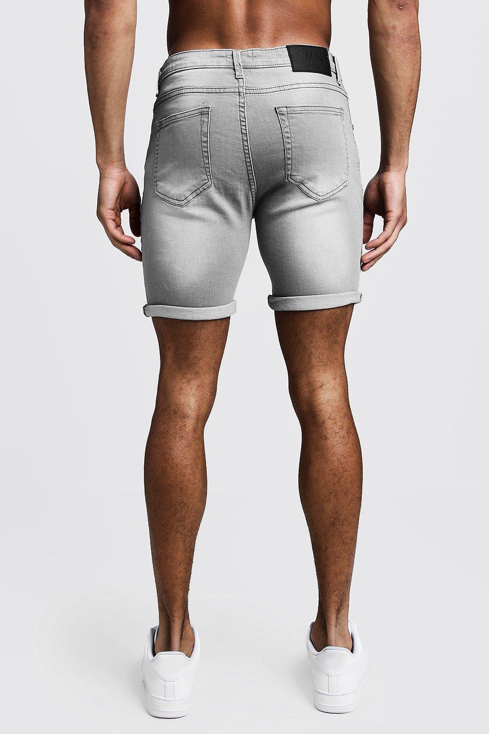 BoohooMAN 3 Pack Denim Shorts In Skinny Fit for Men - Lyst