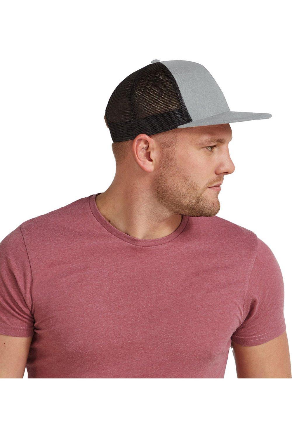 BoohooMAN Beechfield Trucker Cap in Grey for Men Lyst UK