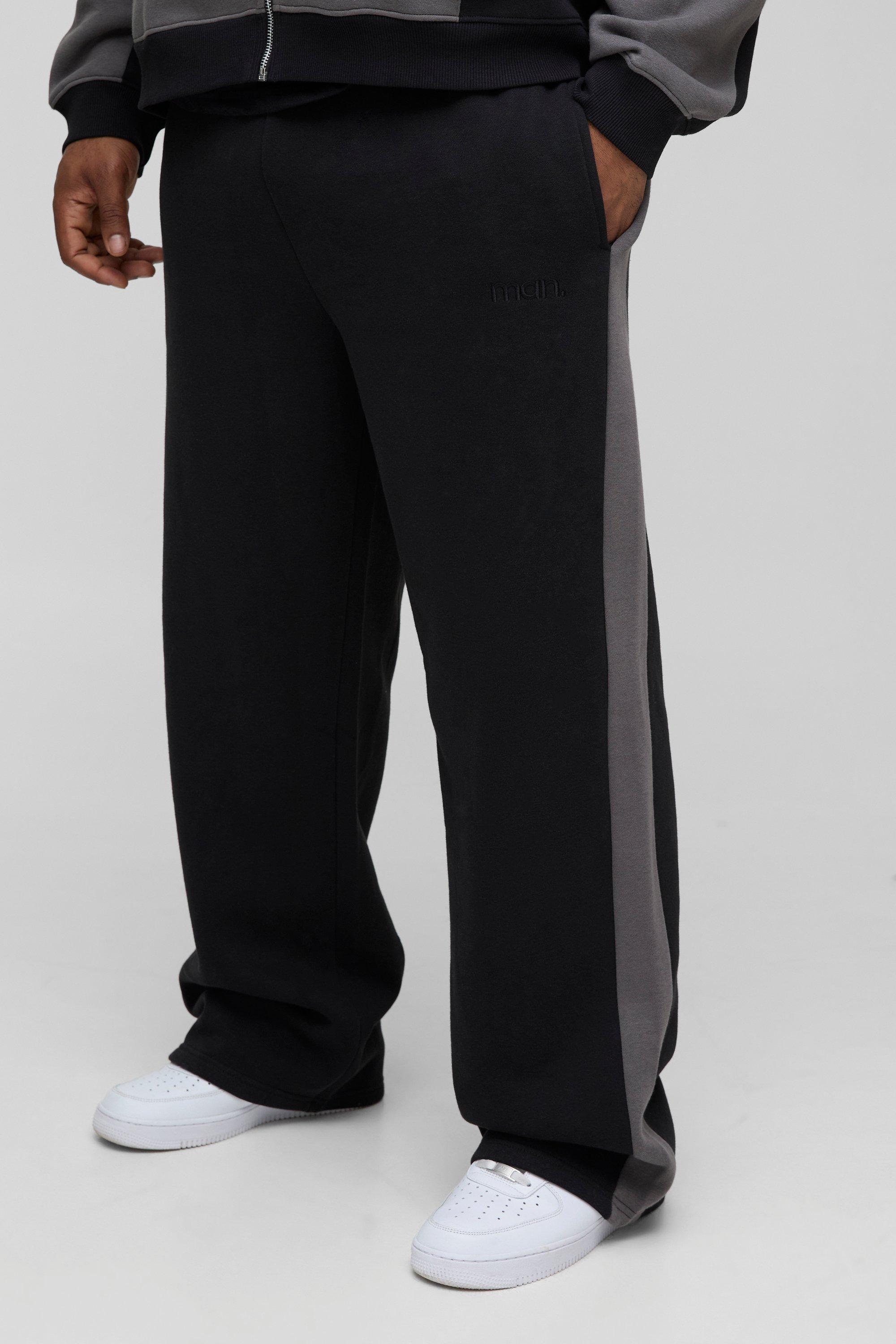 Wide Leg Joggers Boohooman Joggers Size Guide Boohooman Black