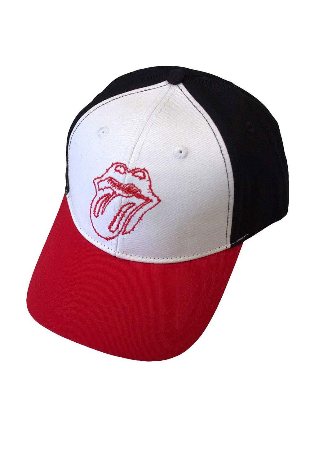 BoohooMAN The Rolling Stones Classic Tongue Outline Baseball Cap