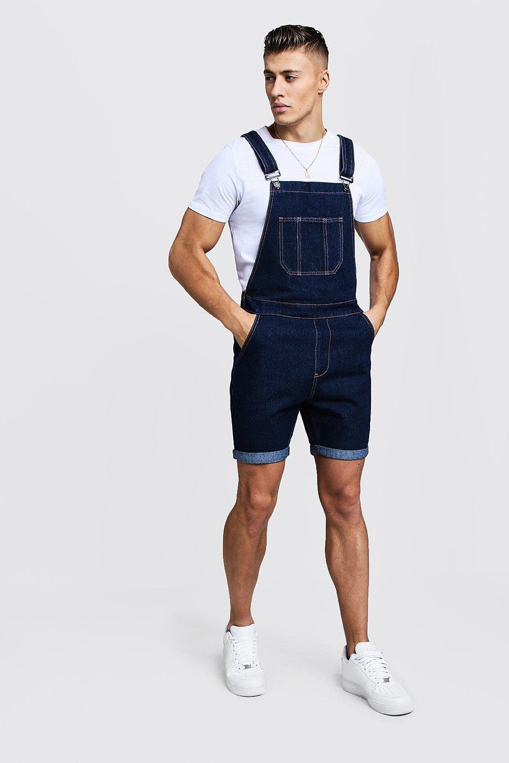Mens overalls slim shorts Clearance