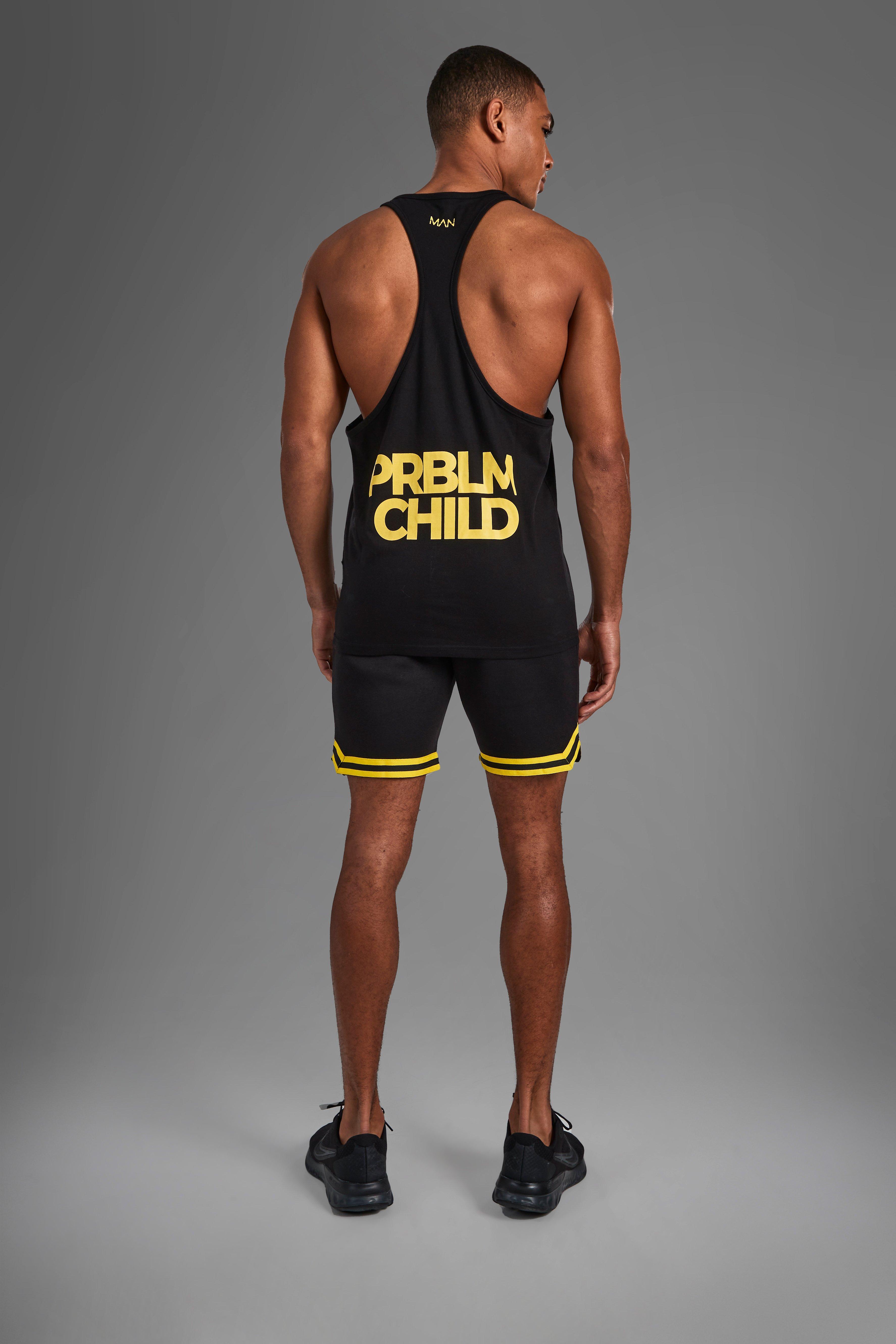 BoohooMAN Cotton Man Active Gym X Jake 