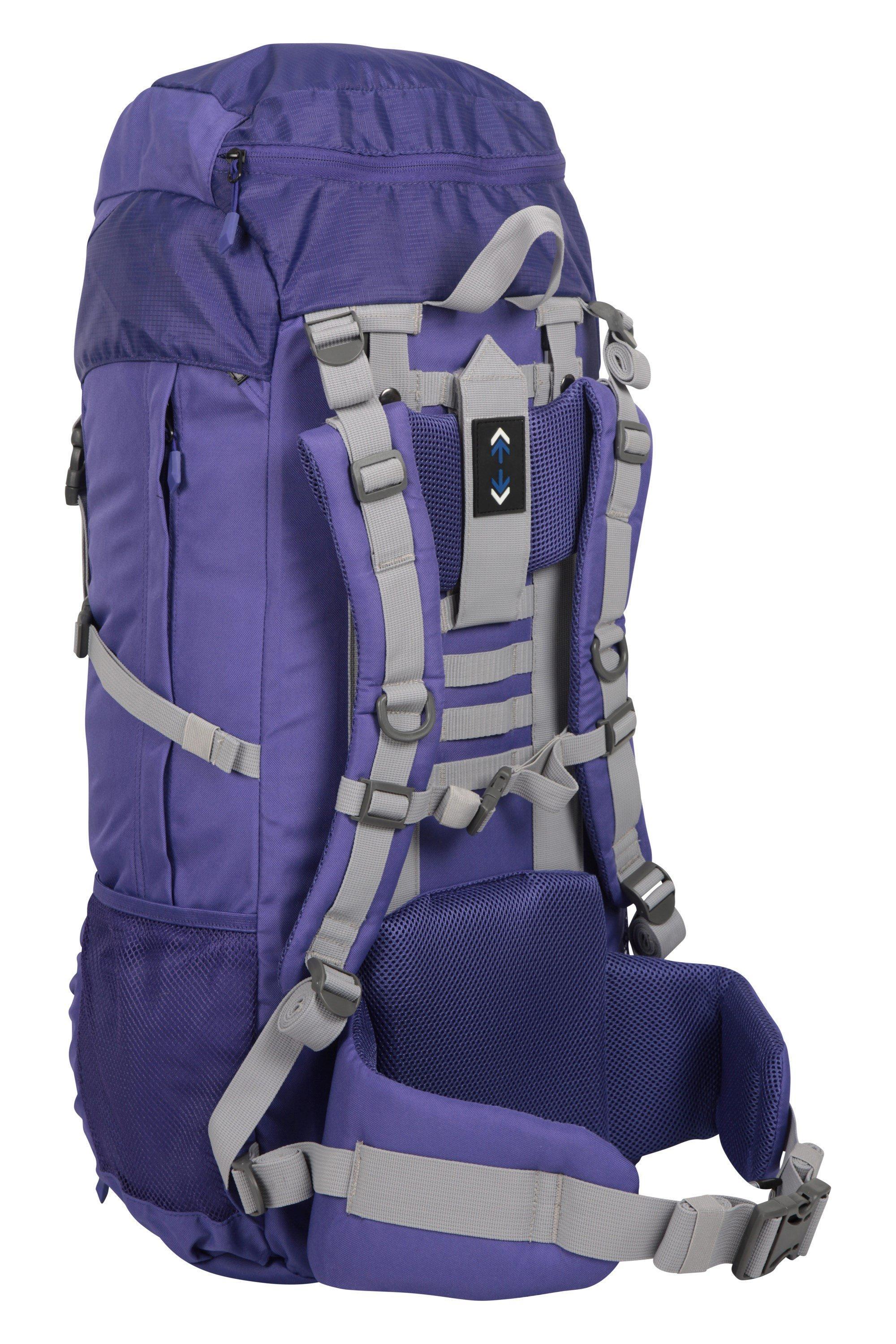 Peru 55l Backpack Mountain Warehouse Purple Backpack BoohooMAN