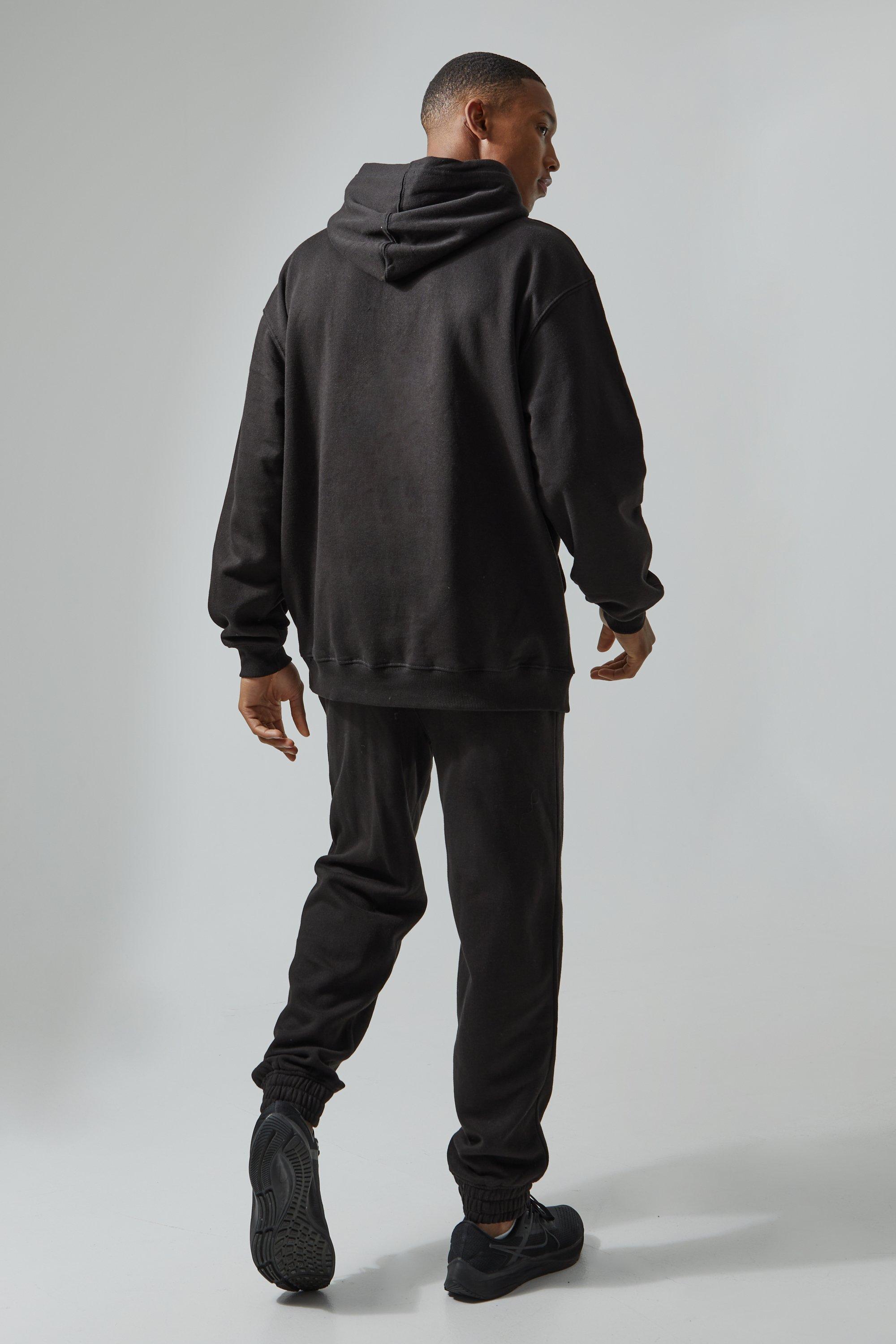 Boohooman black and white tracksuit 2025
