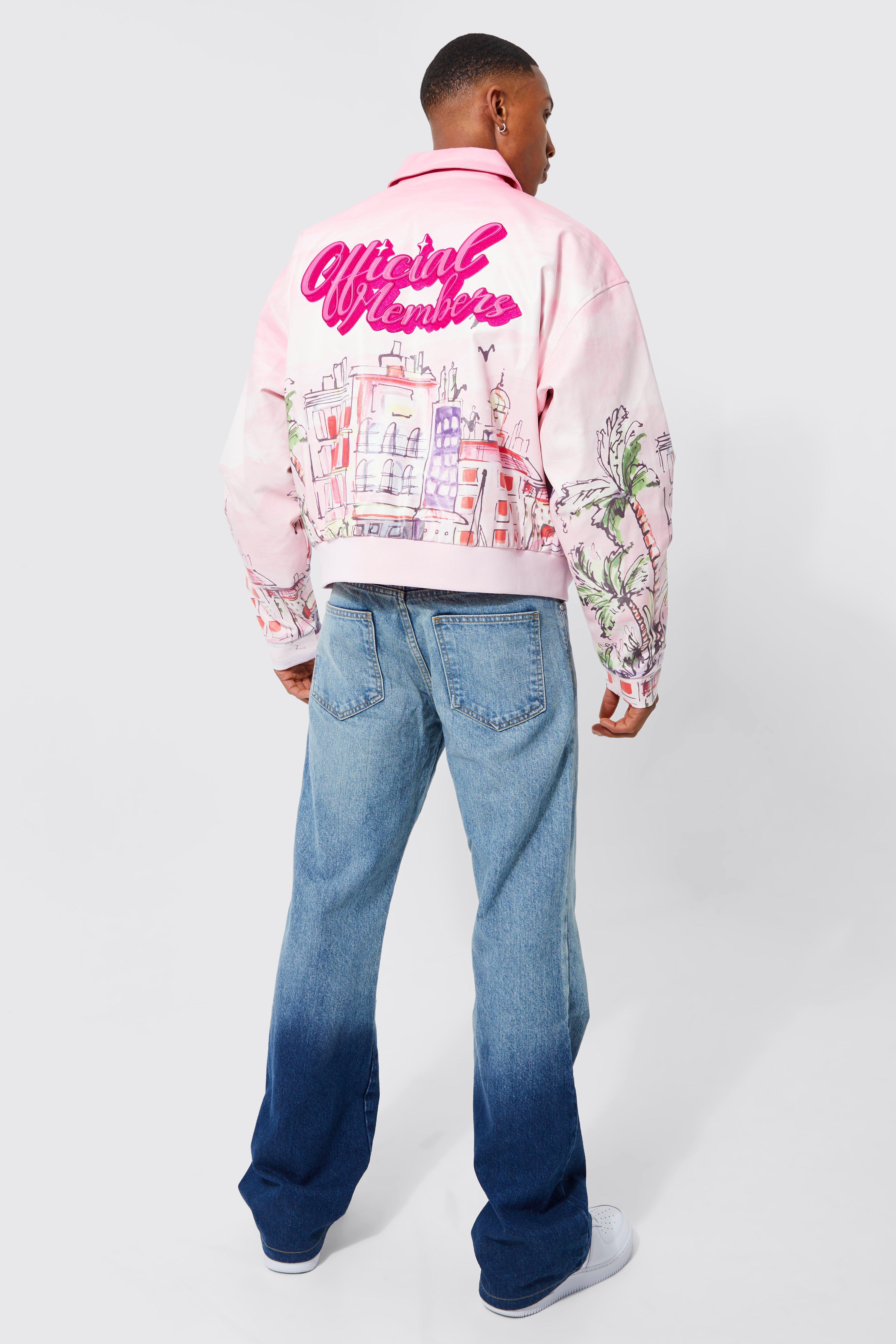 Boohooman hotsell pink jacket