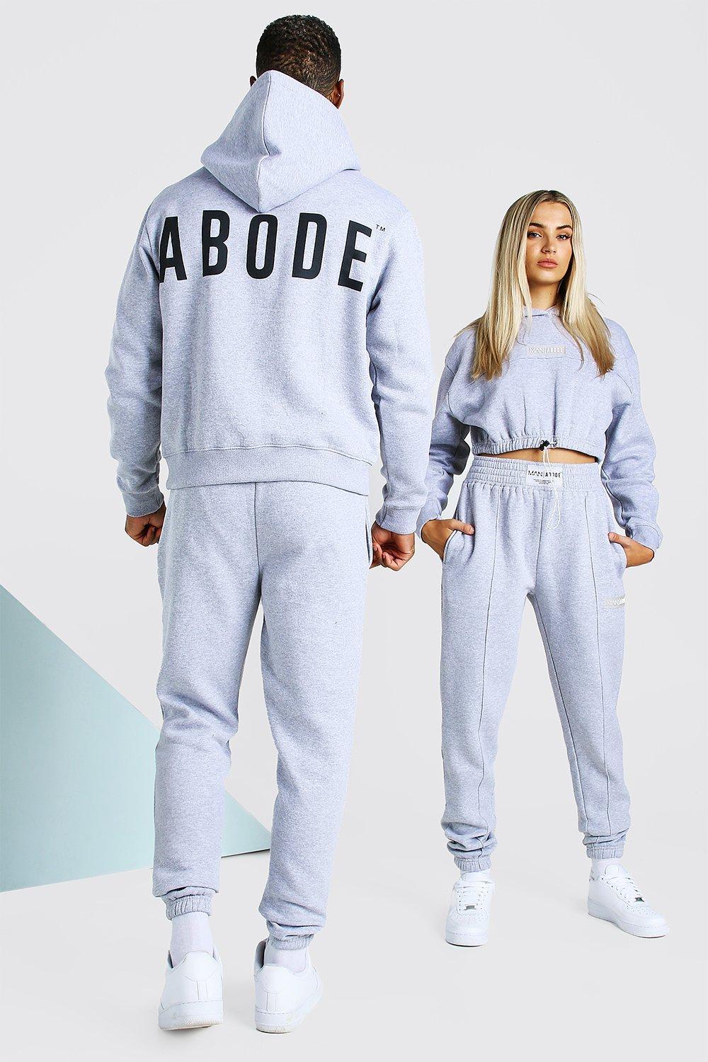 blue cropped tracksuit