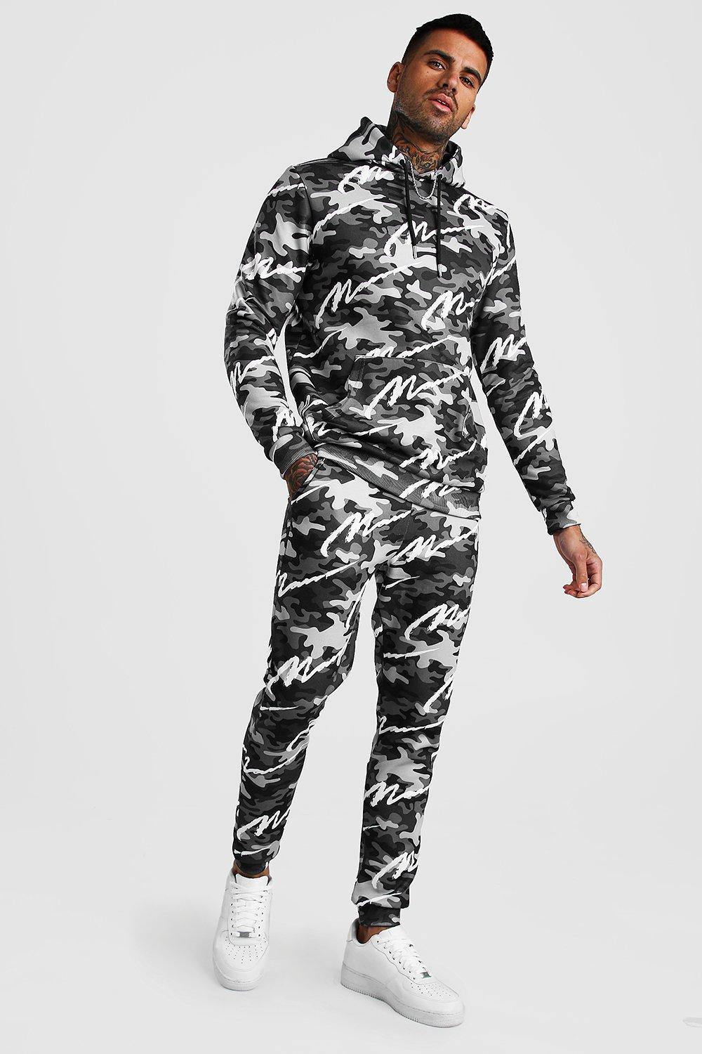 boohooman grey tracksuit