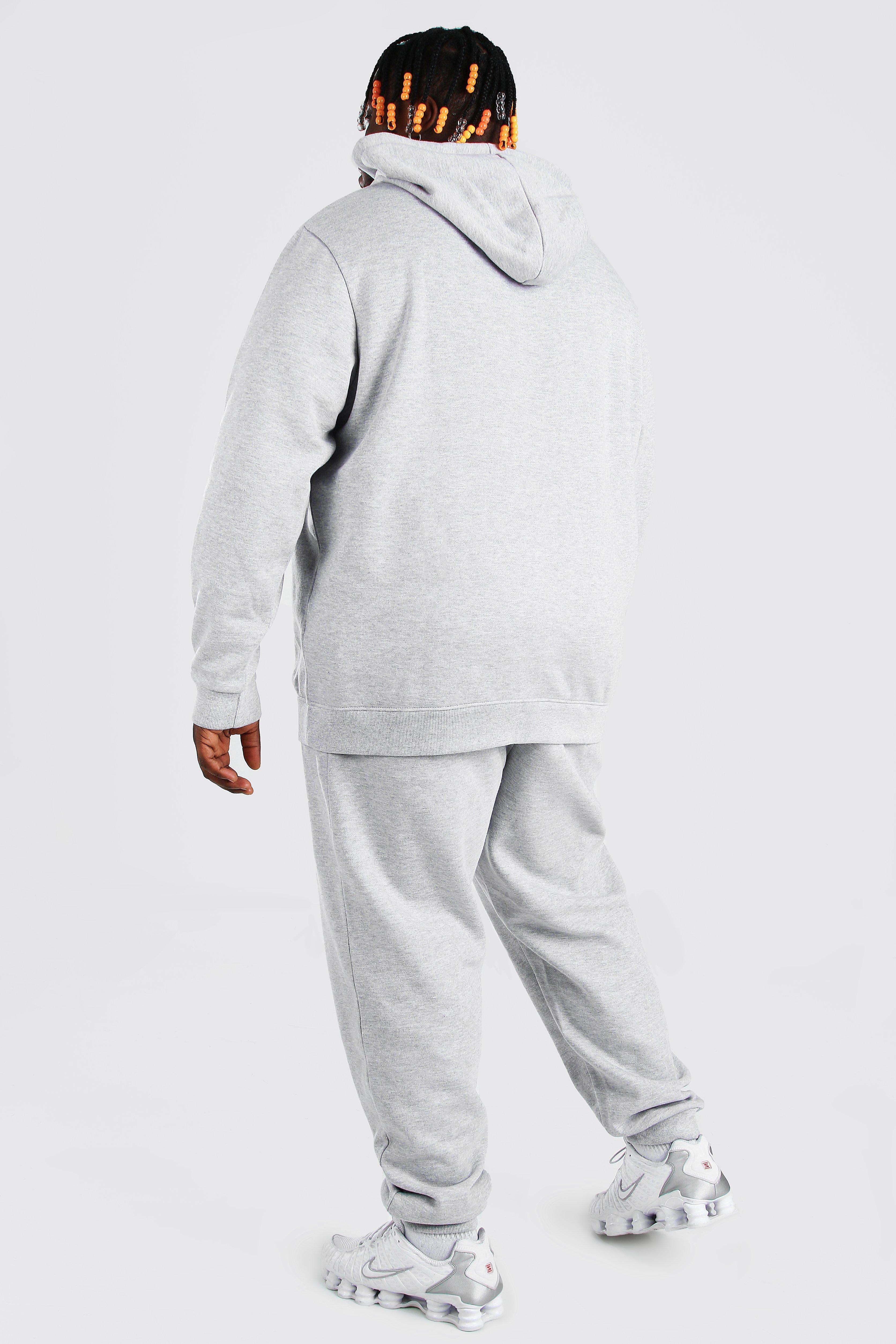 boohooman grey tracksuit bottoms