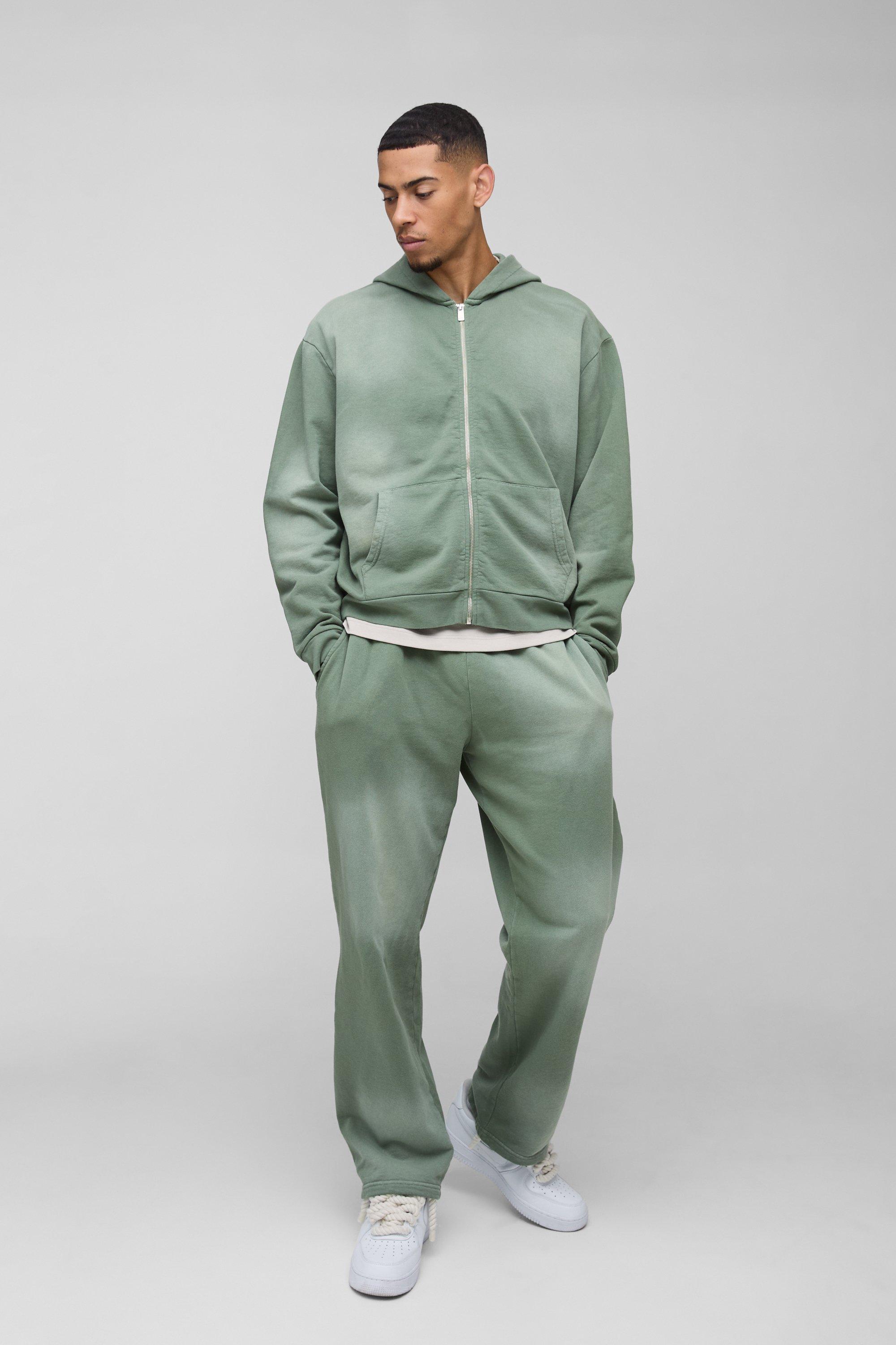 Green and White Tracksuits and sweat suits for Men Lyst