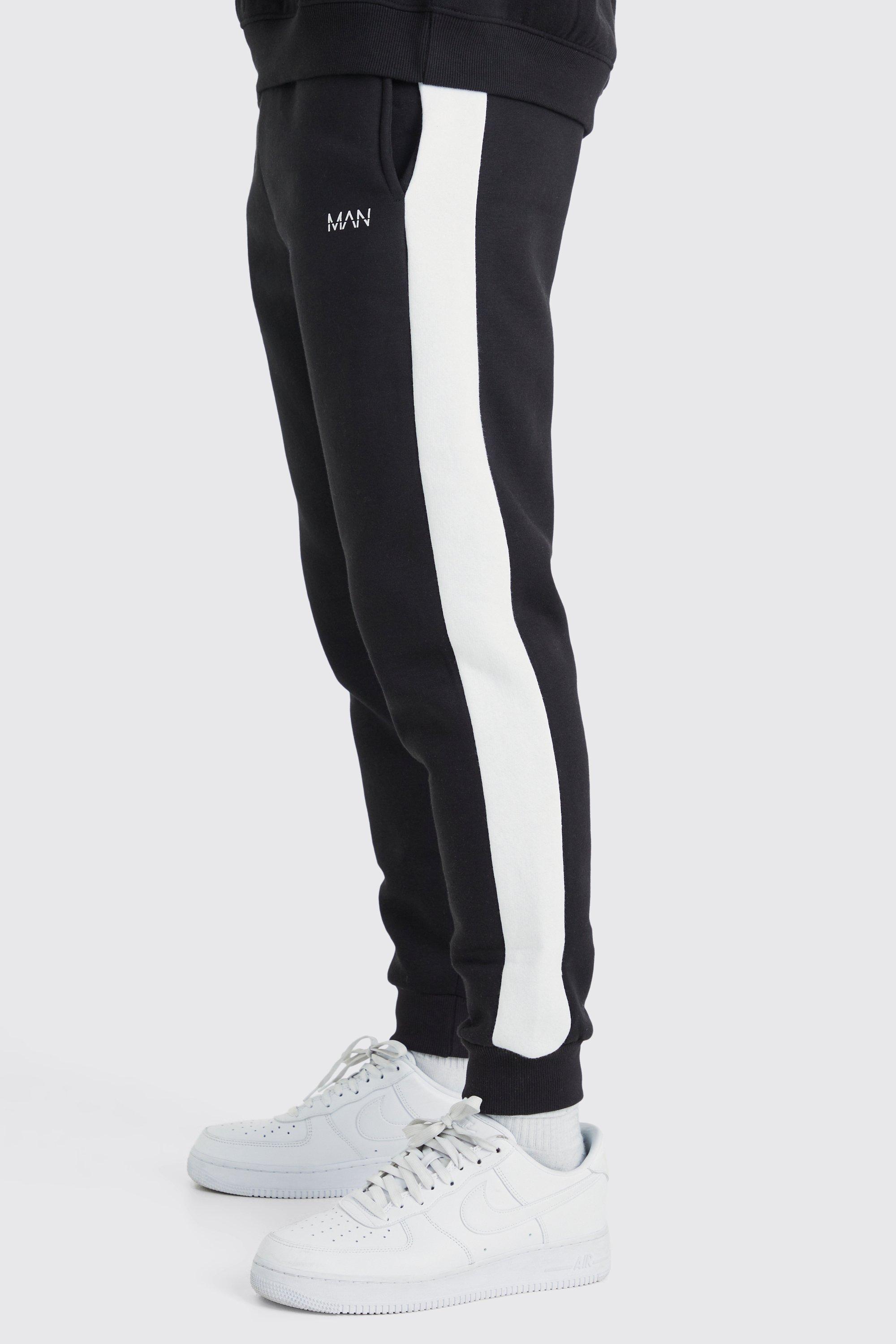 Boohooman clearance black joggers