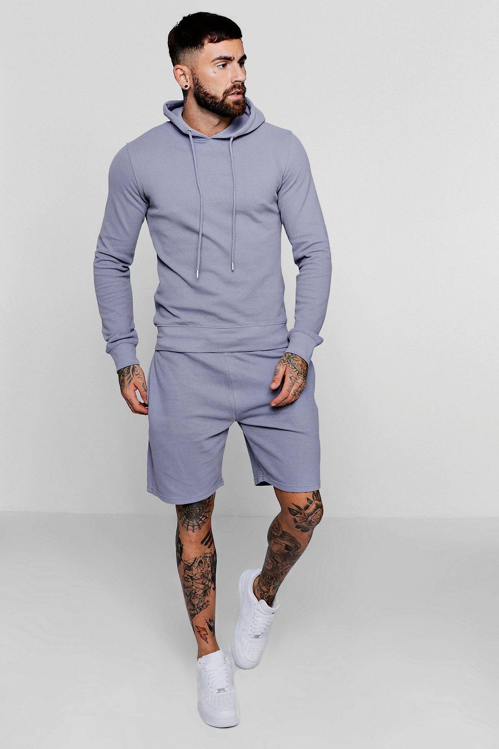Mens hooded short tracksuit Clearance