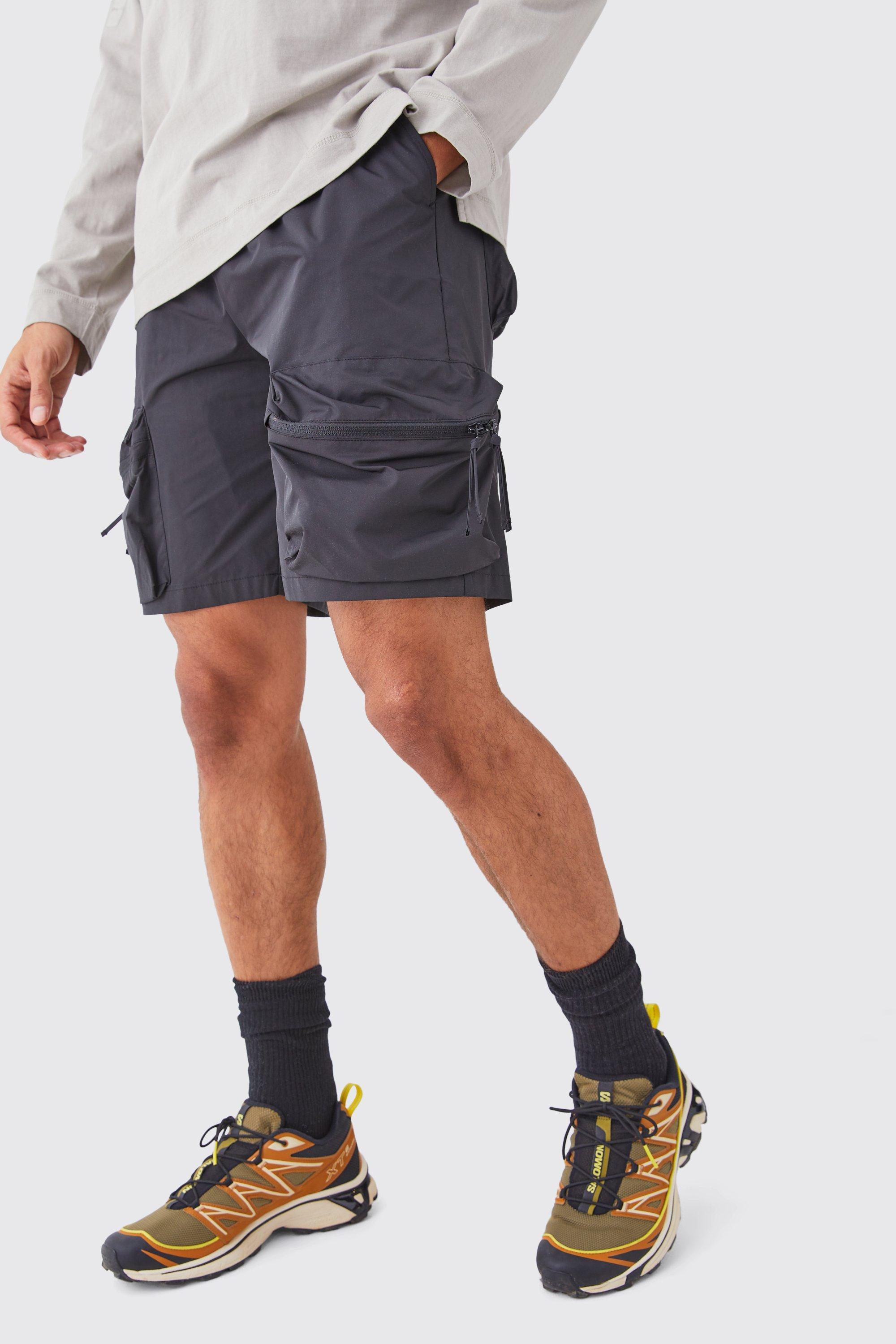Boohooman cargo best sale shorts