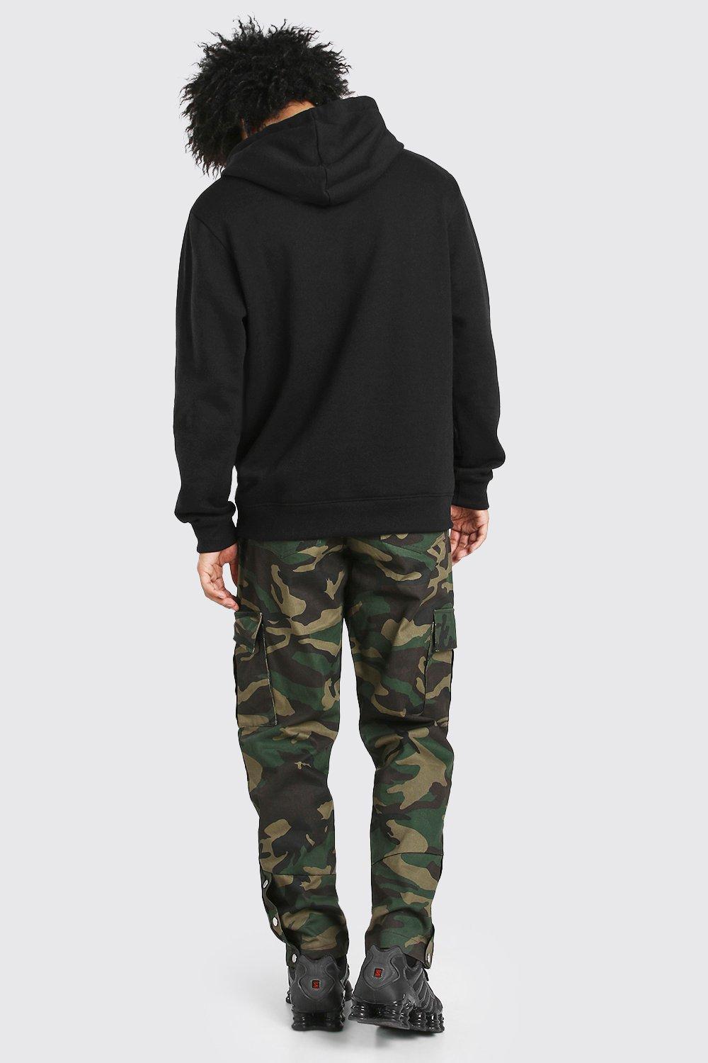 boohooman black cargo pants