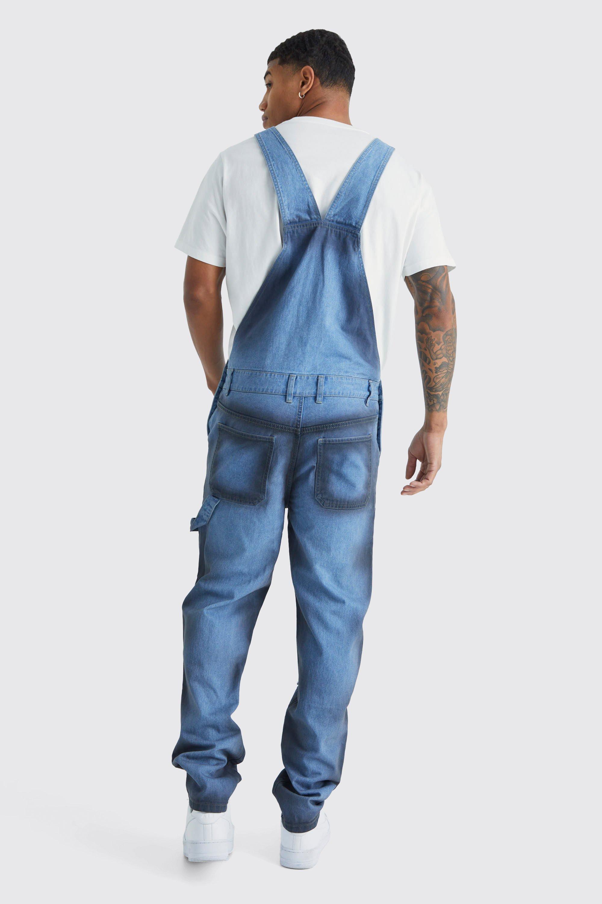 DIY, Custom Jaded Man TAPESTRY PATCH Denim Jeans