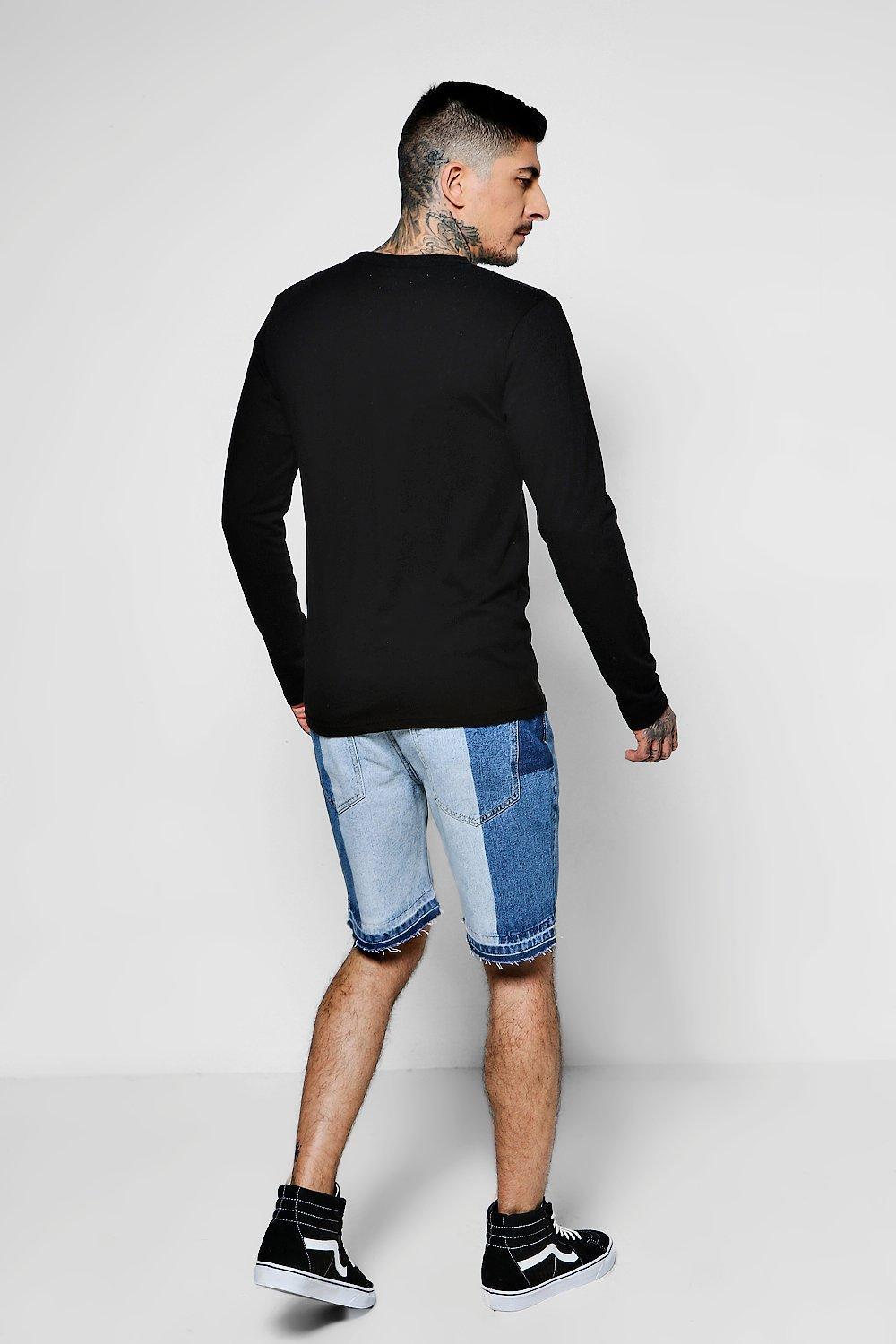 half bleached jeans men