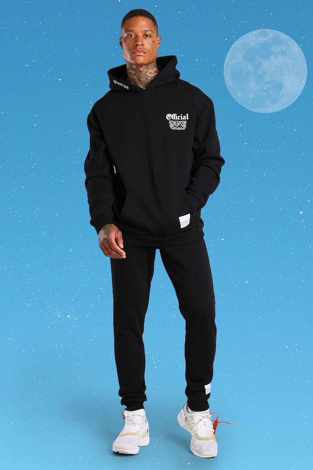 boohooman oversized tracksuit
