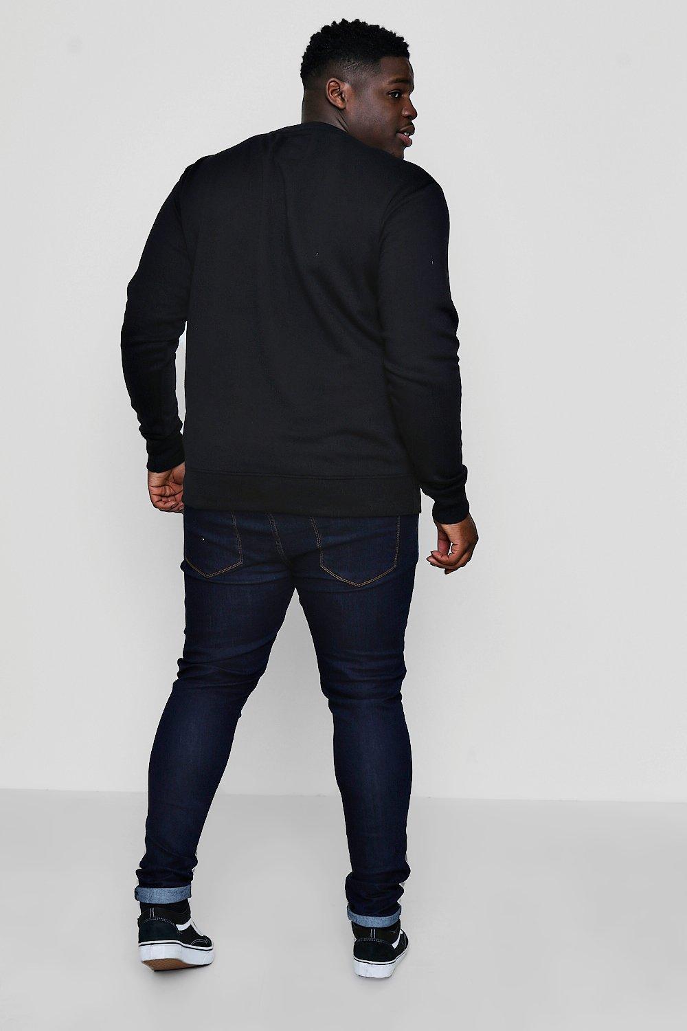 mens big and tall skinny jeans