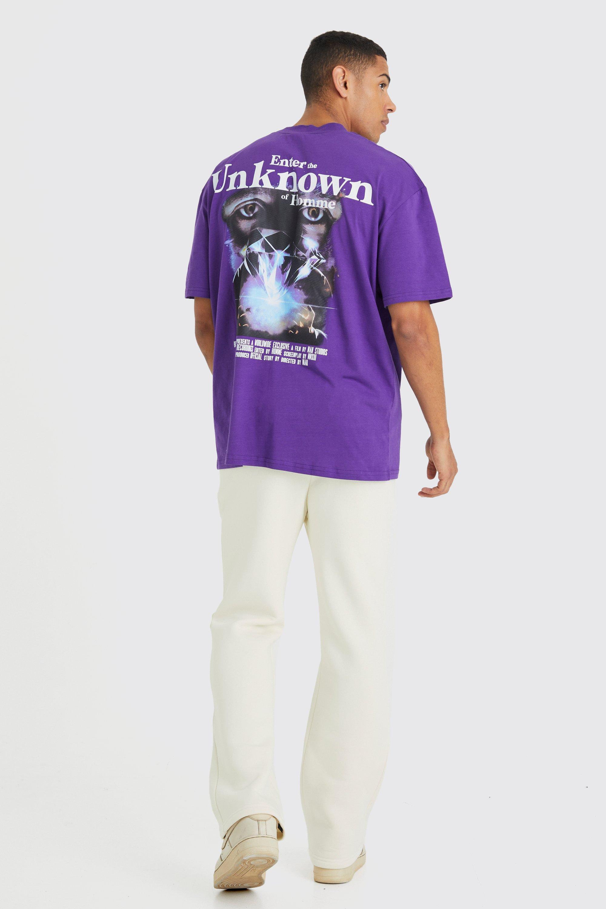 Pantalón deportivo y camiseta oversize con estampado Official Homme