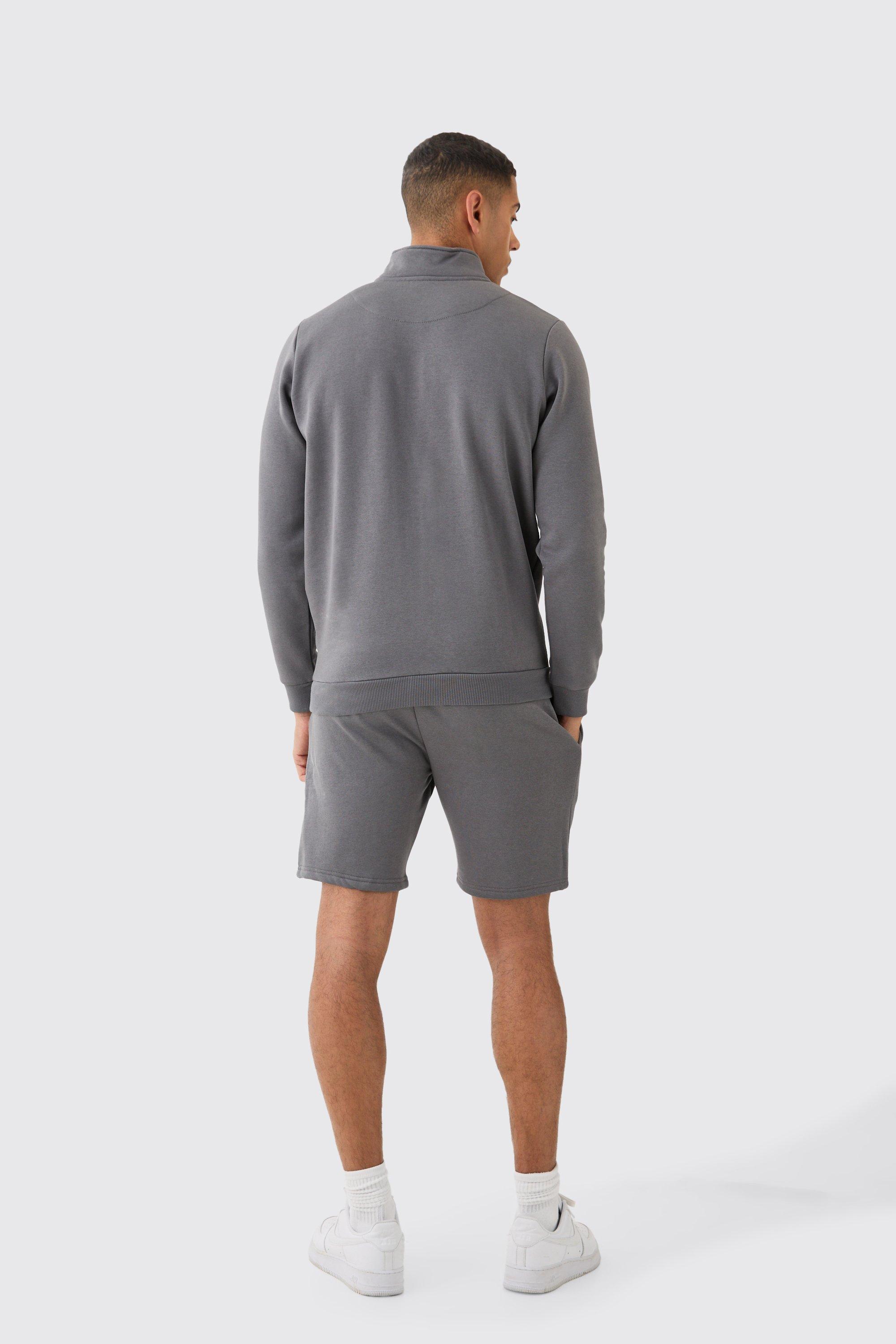 Boohooman shorts and hoodie hot sale