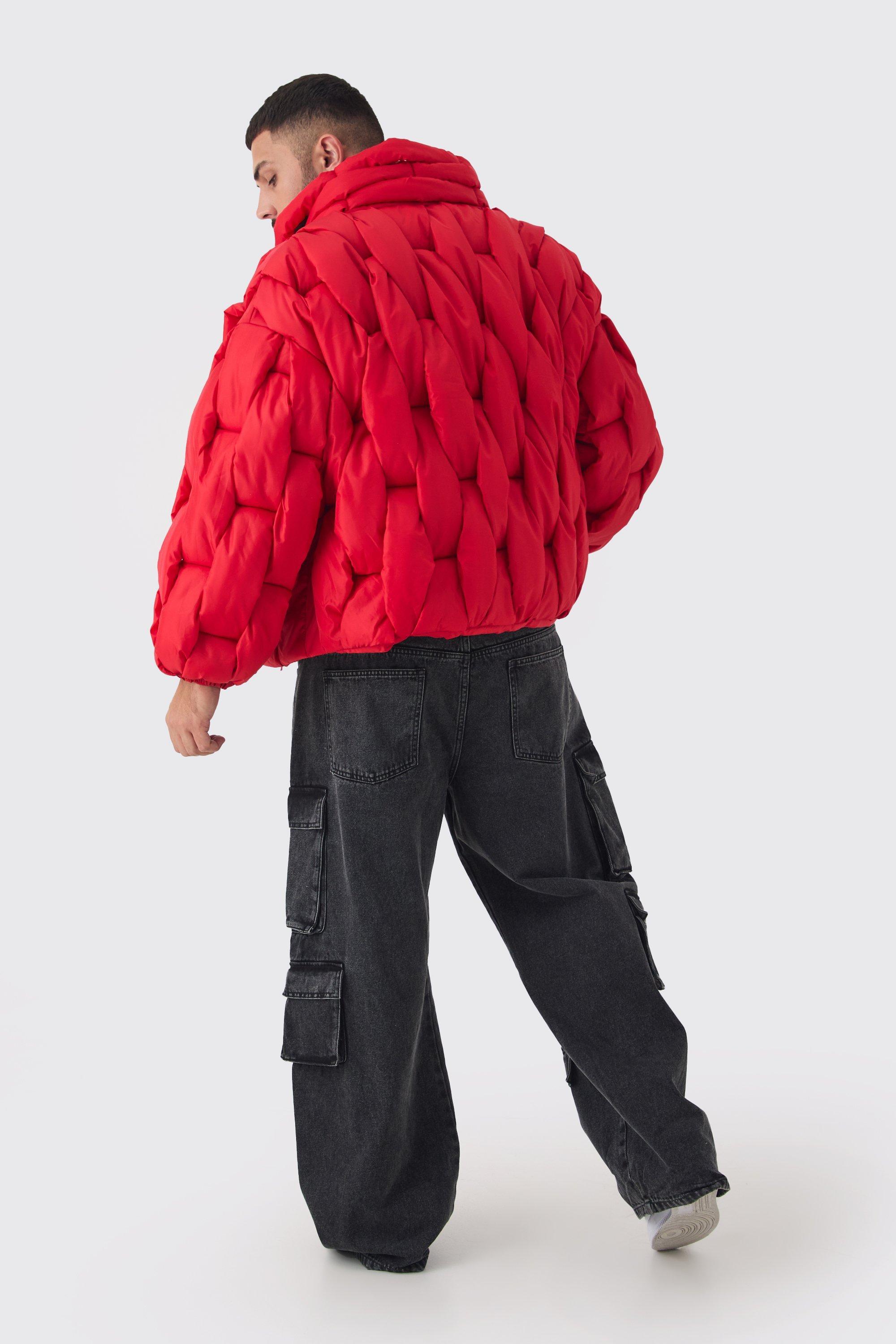 Boohooman puffer jacket deals