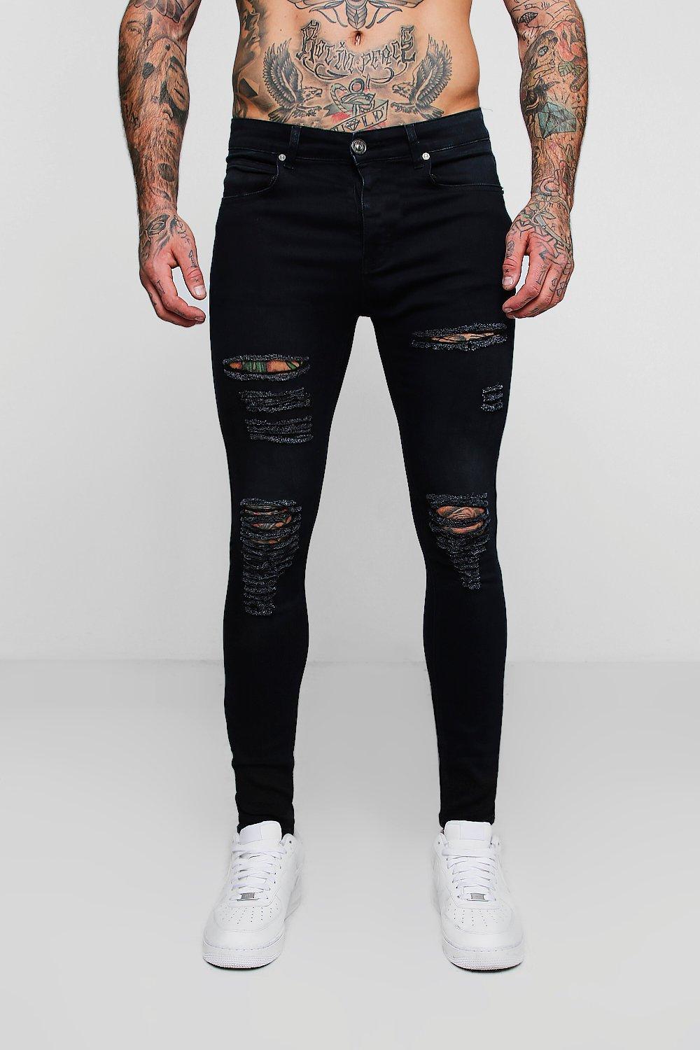 boohooman super skinny joggers