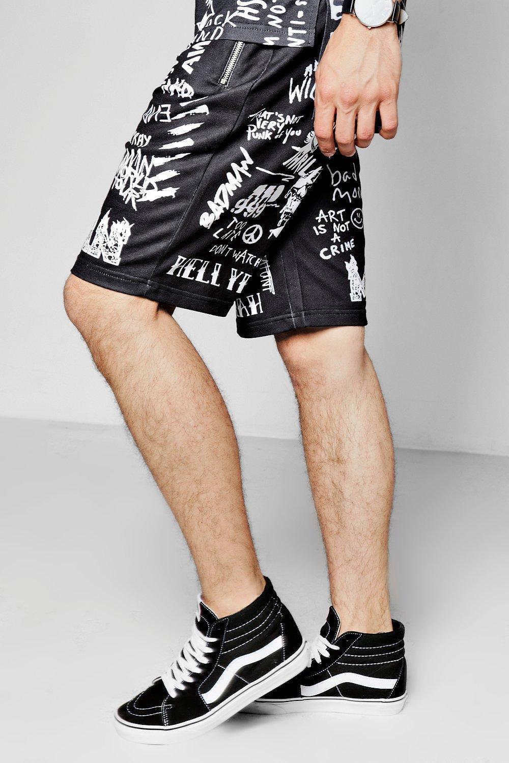 boohoo jersey shorts
