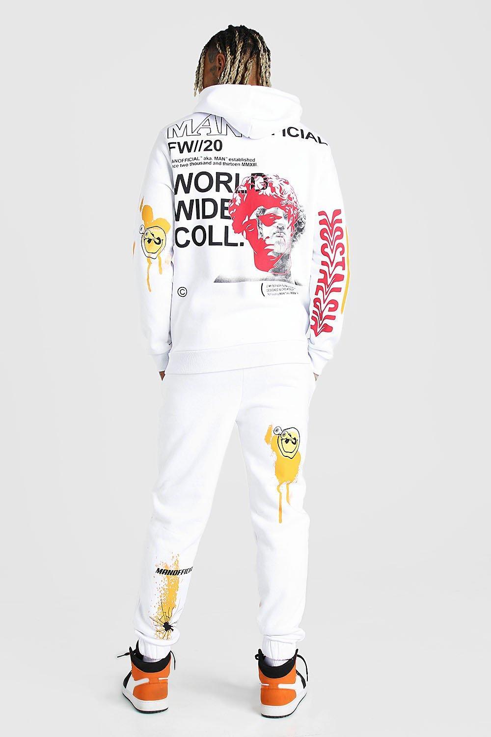boohooman oversized tracksuit