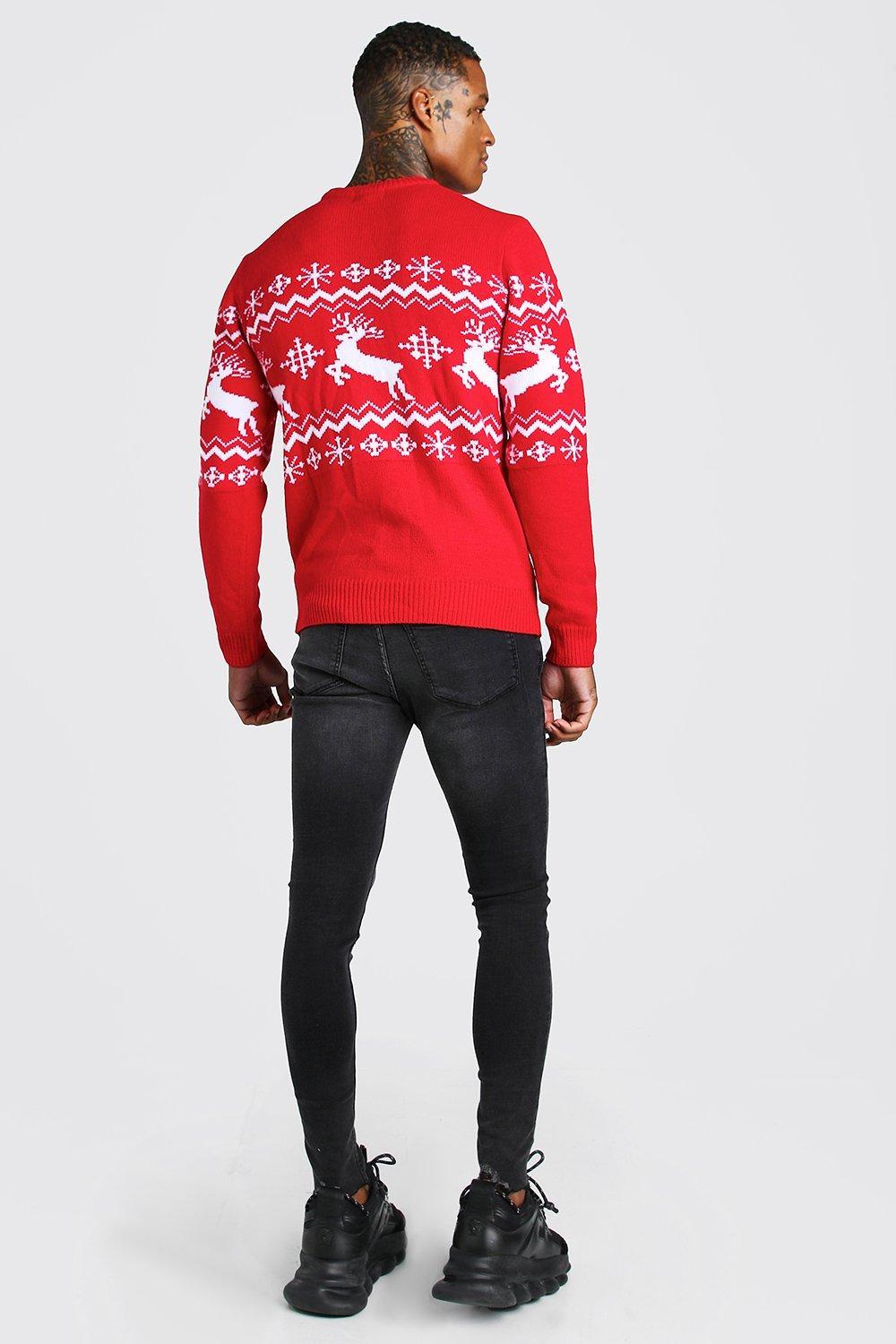 muscle fit mens jumper