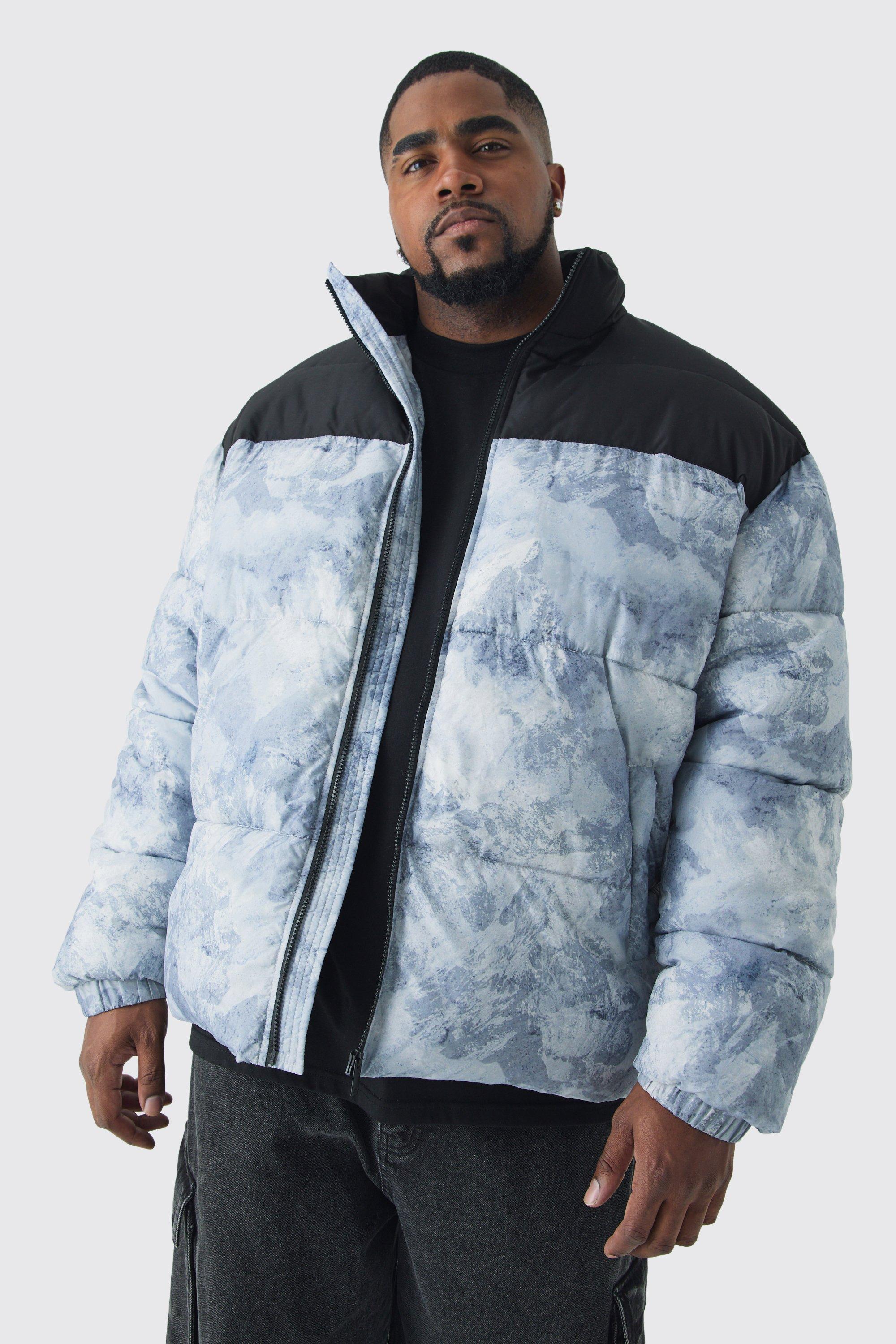 Hooded color block jacket clearance