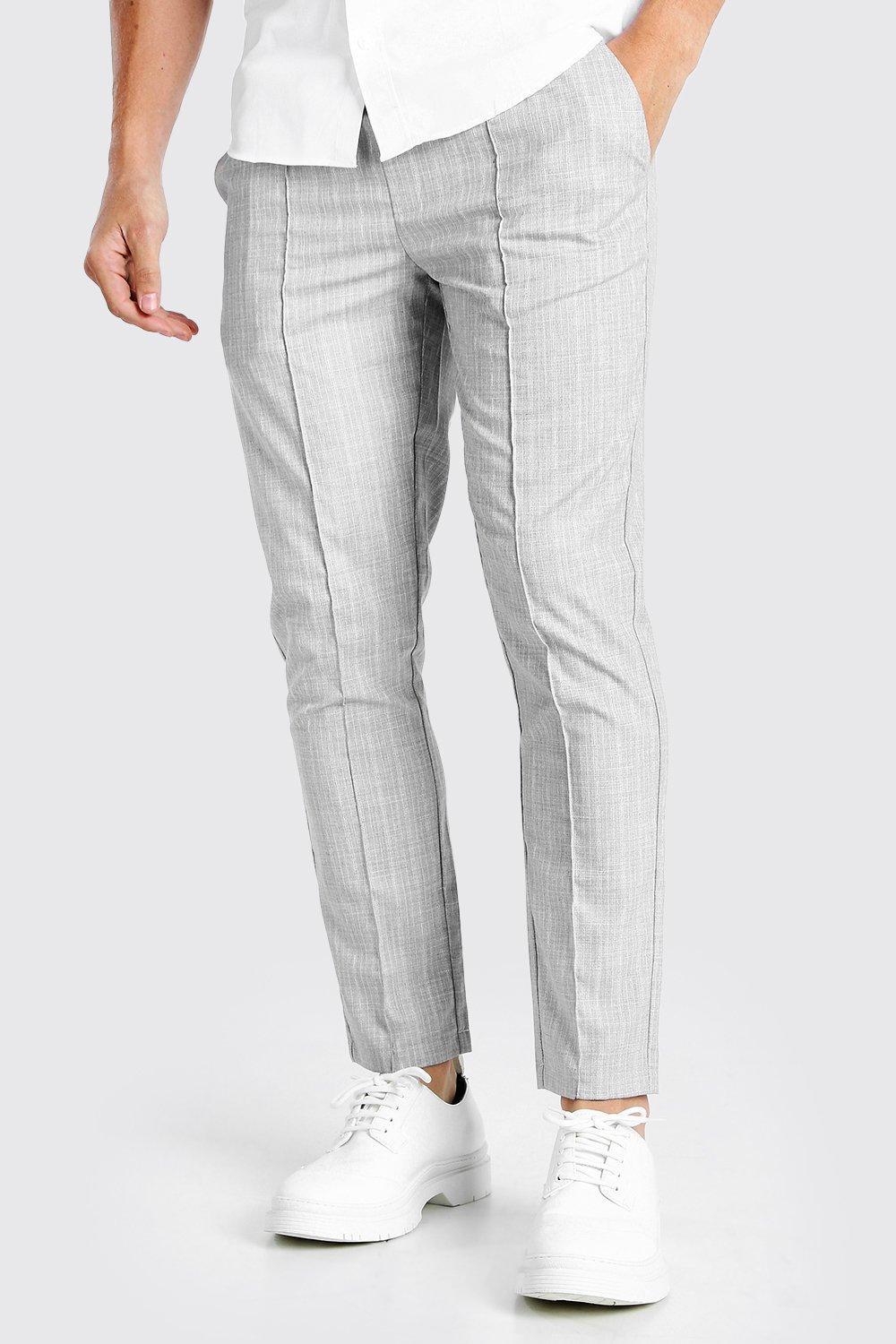 boohooman grey cargo joggers