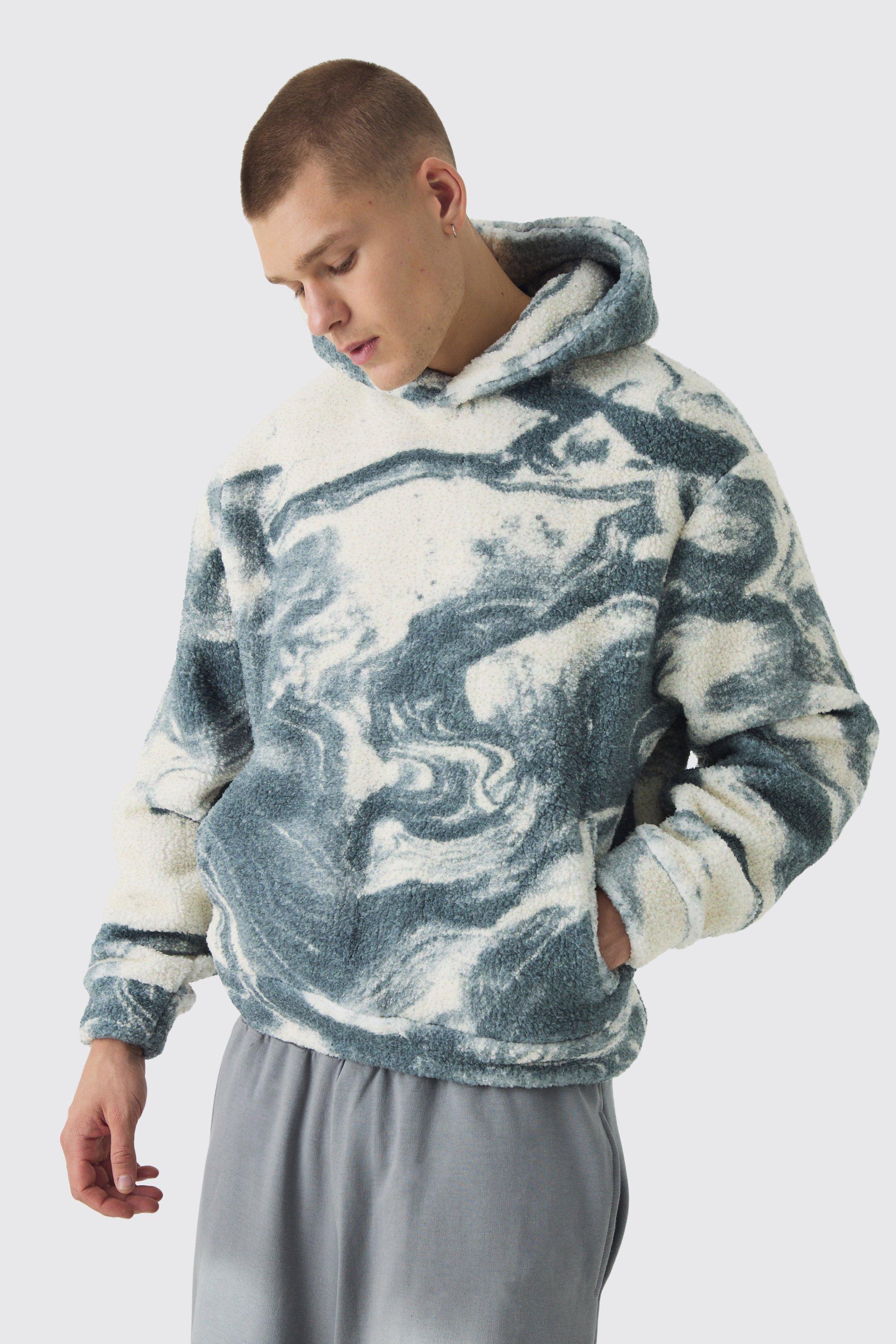 Grey boohooman hoodie new arrivals