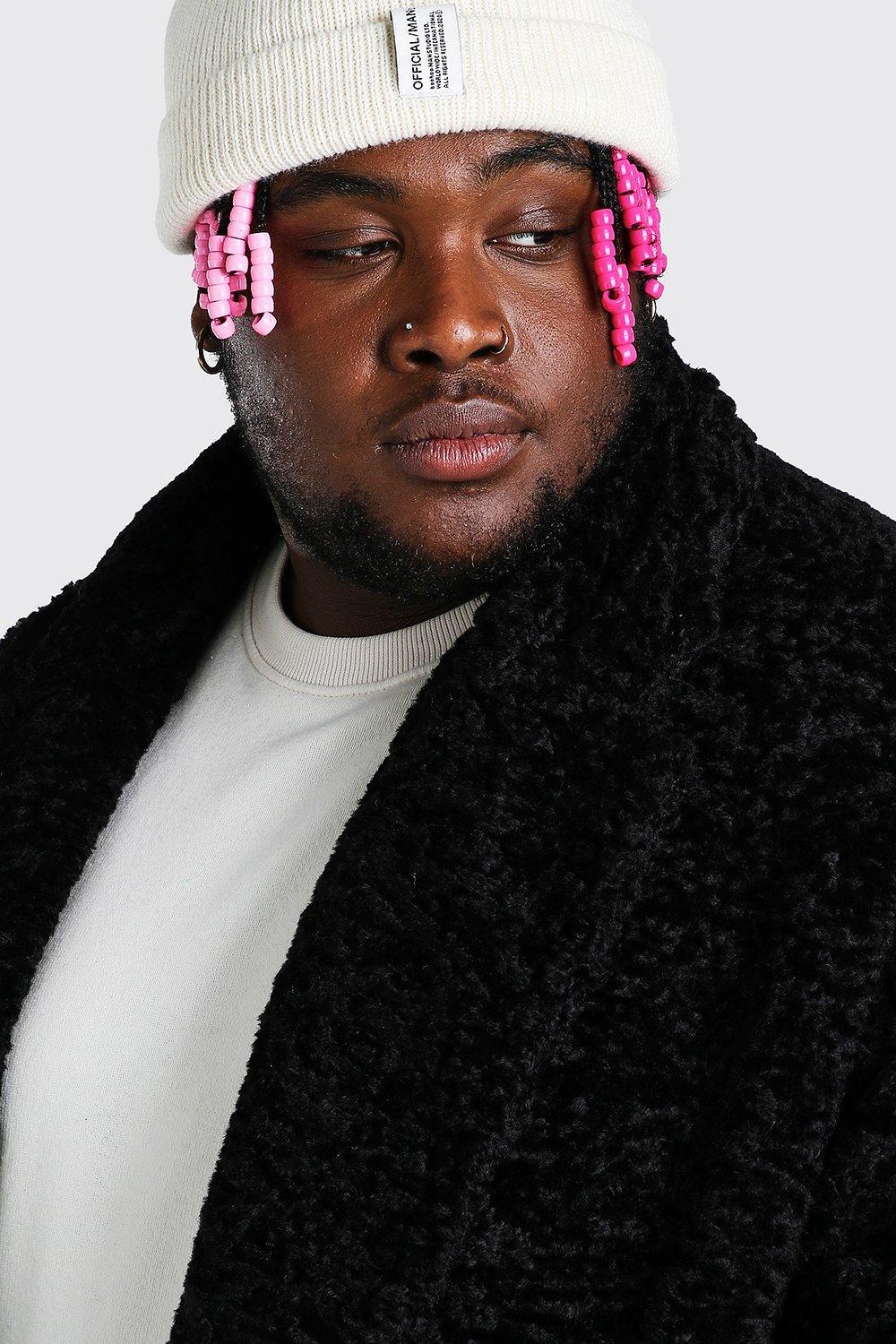 black teddy coat plus size