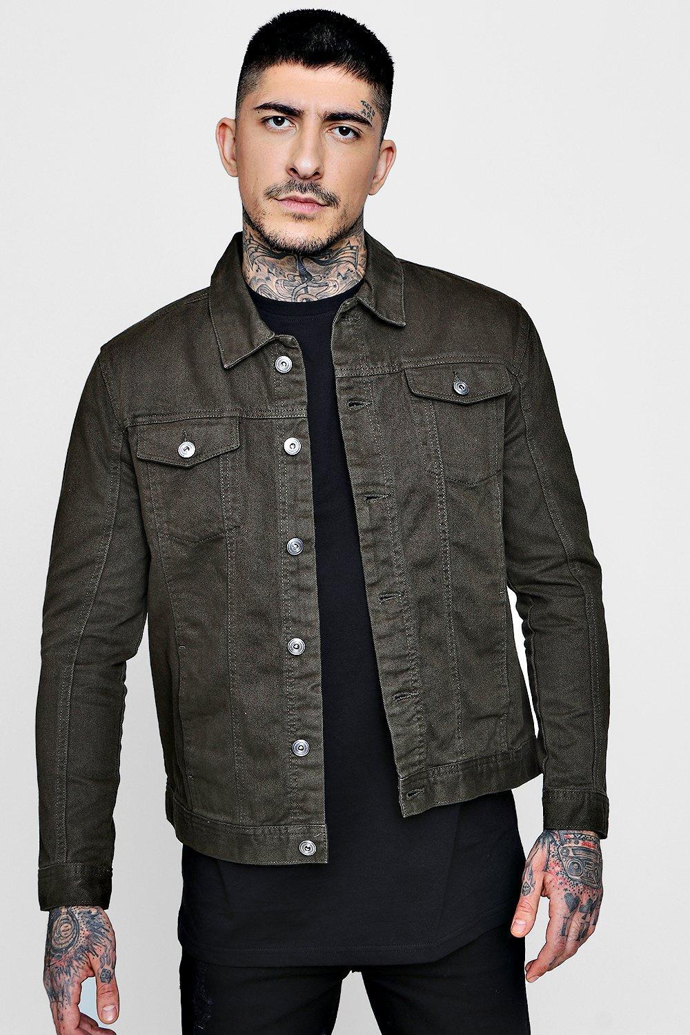 Lyst Boohoo 4 Pocket Denim Jacket in Black for Men Save 20.0