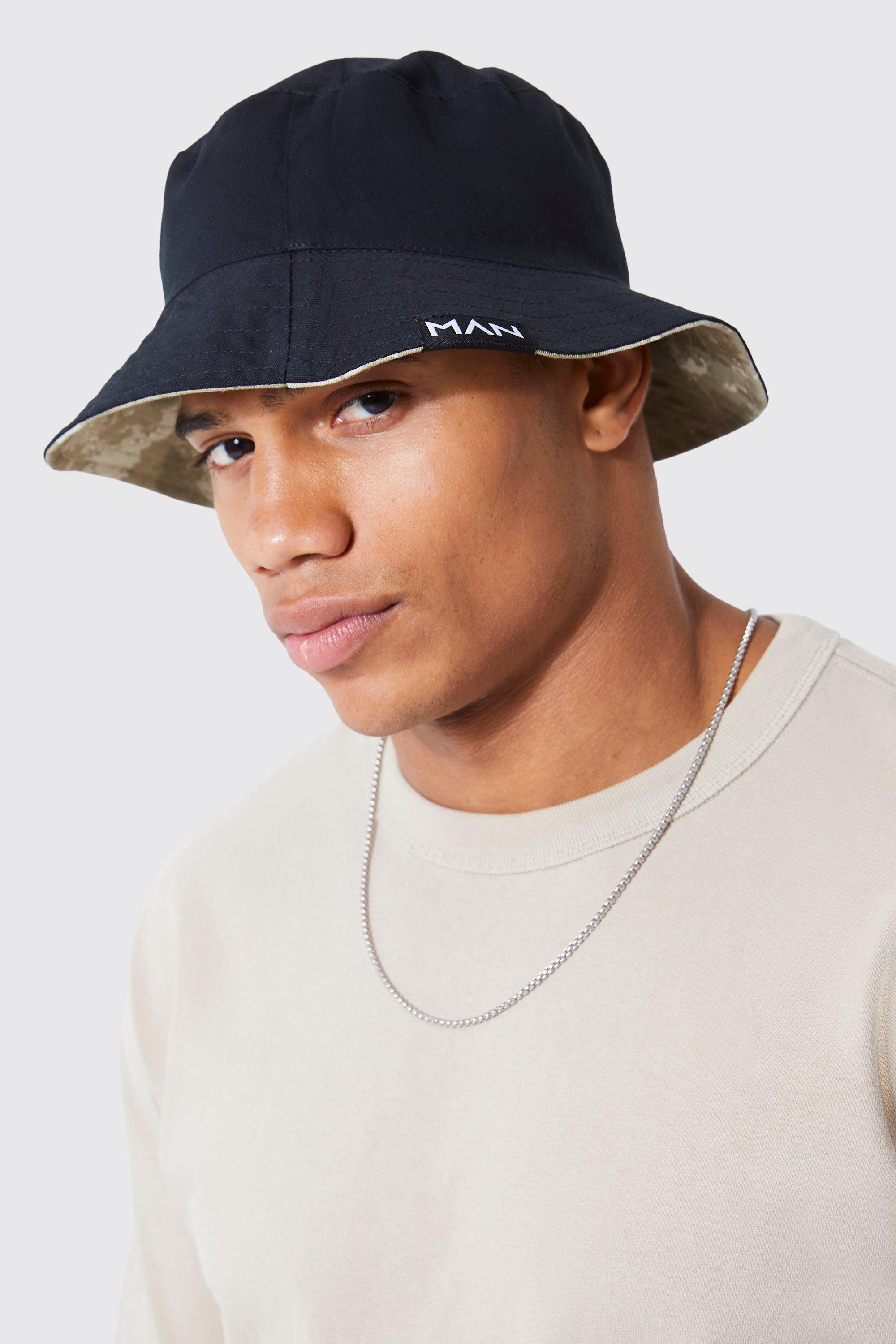 BoohooMAN Man Camo Reversible Bucket Hat for Men | Lyst