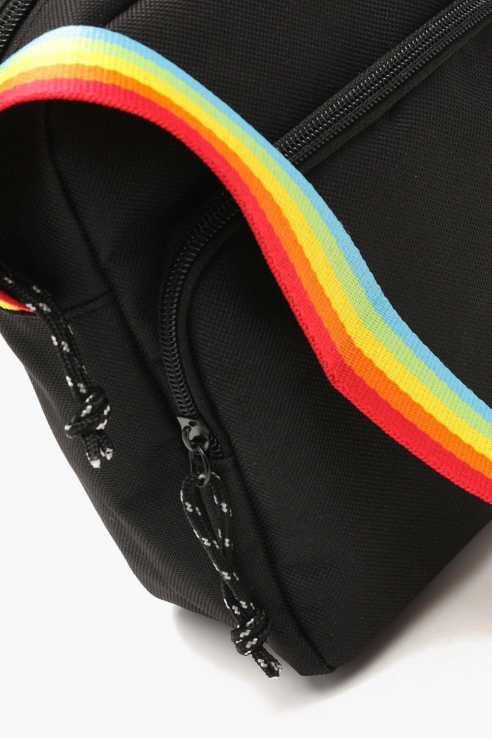 bag with rainbow strap