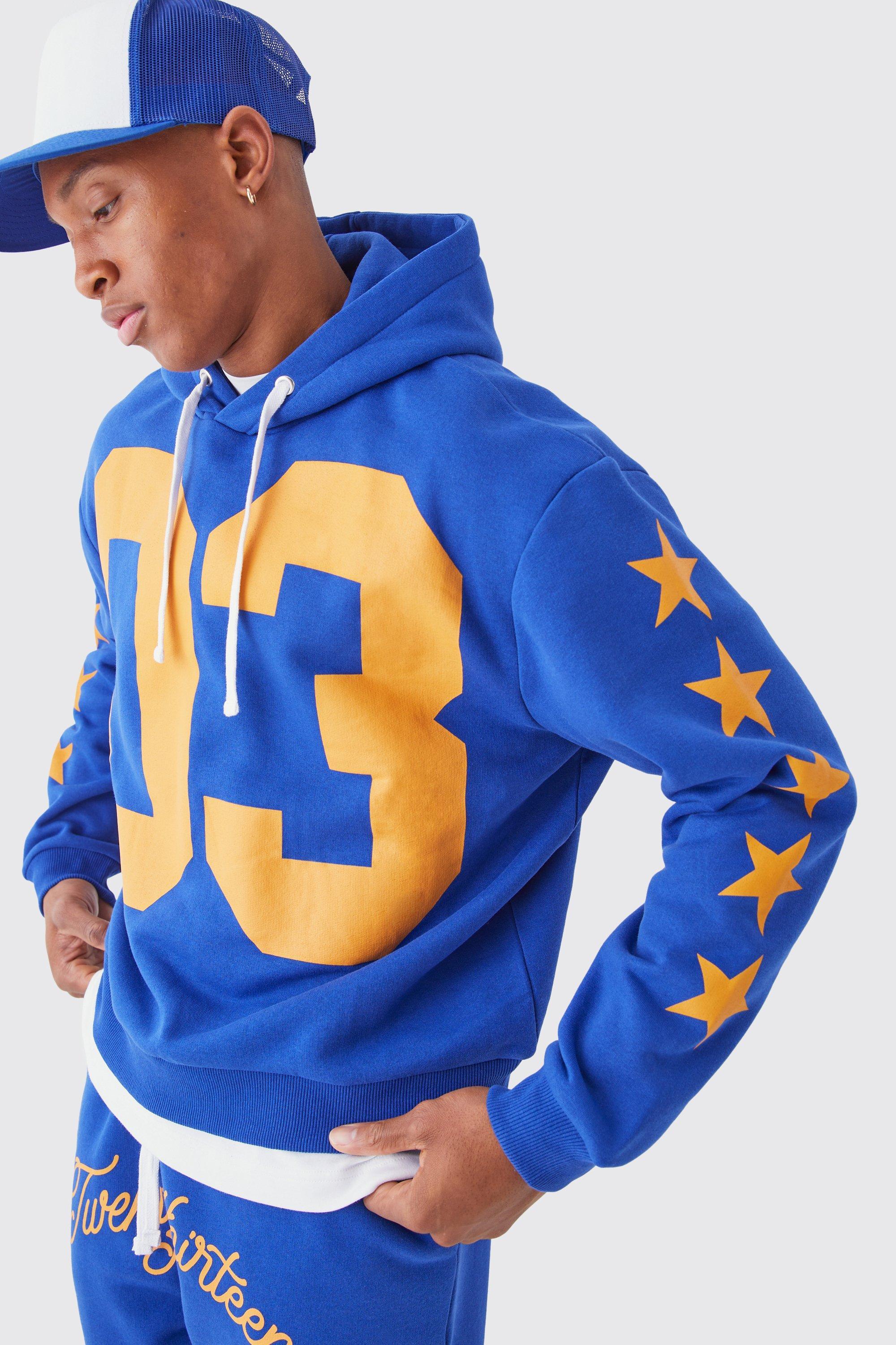 Royal blue designer clearance hoodie