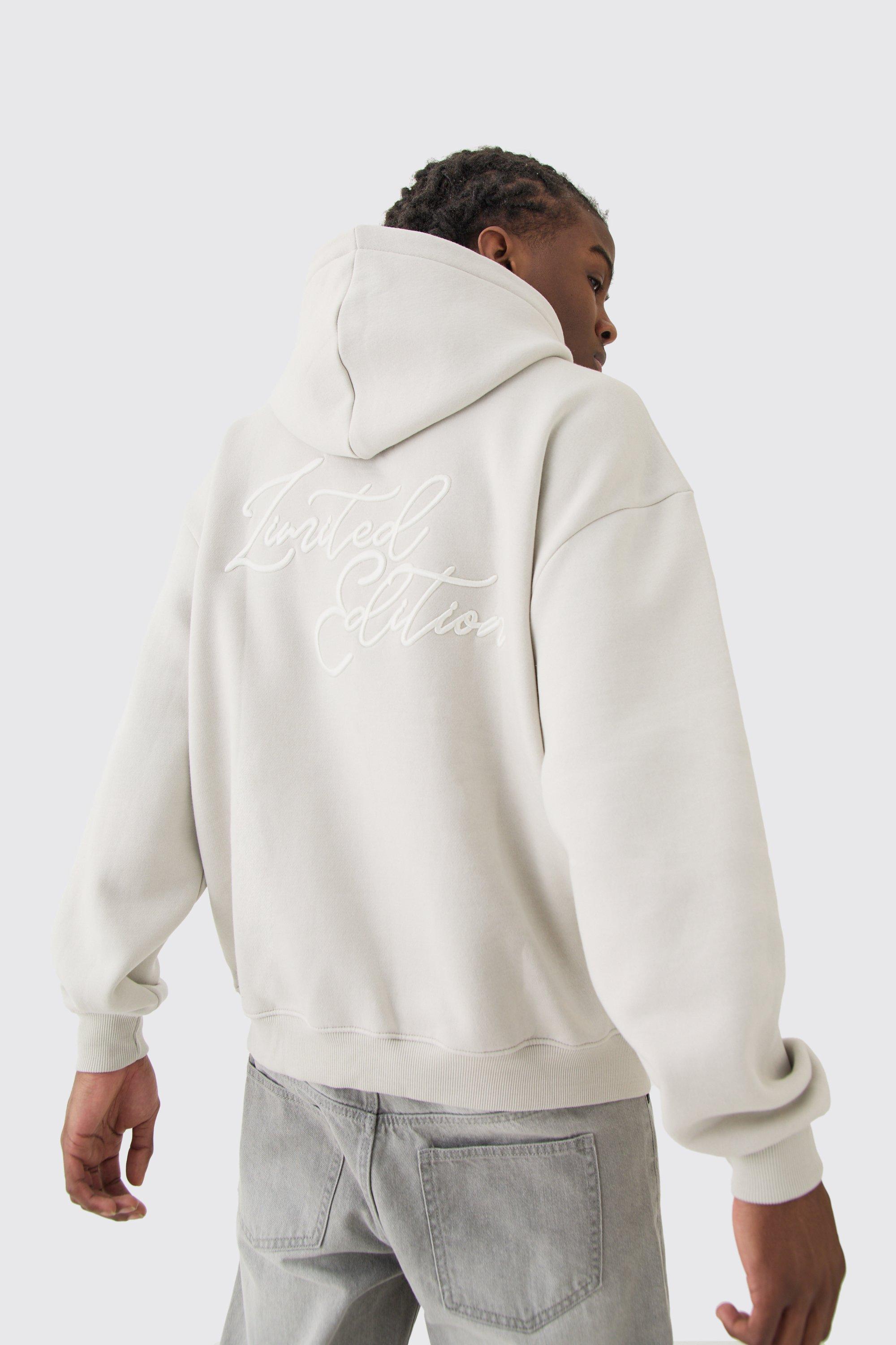 3D Embroidered Oversized Hoodie