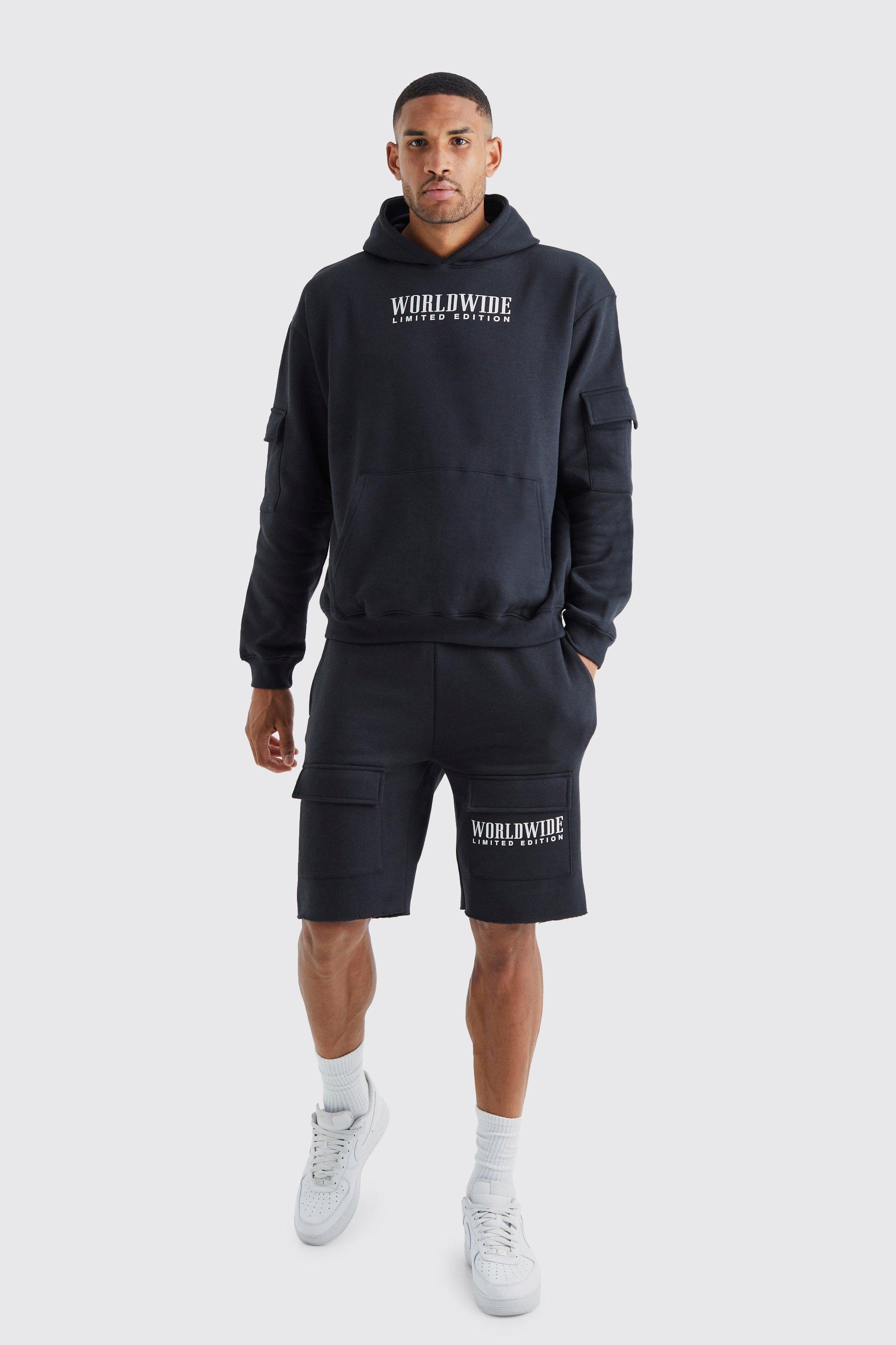 Boohooman shorts clearance and hoodie