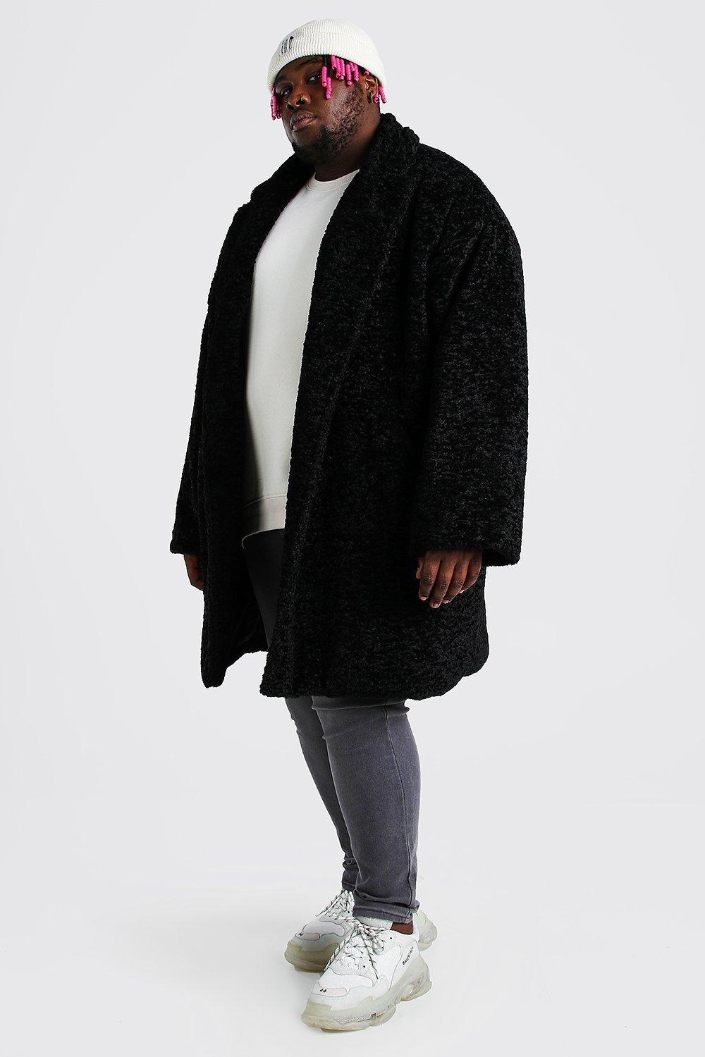 plus size grey coat