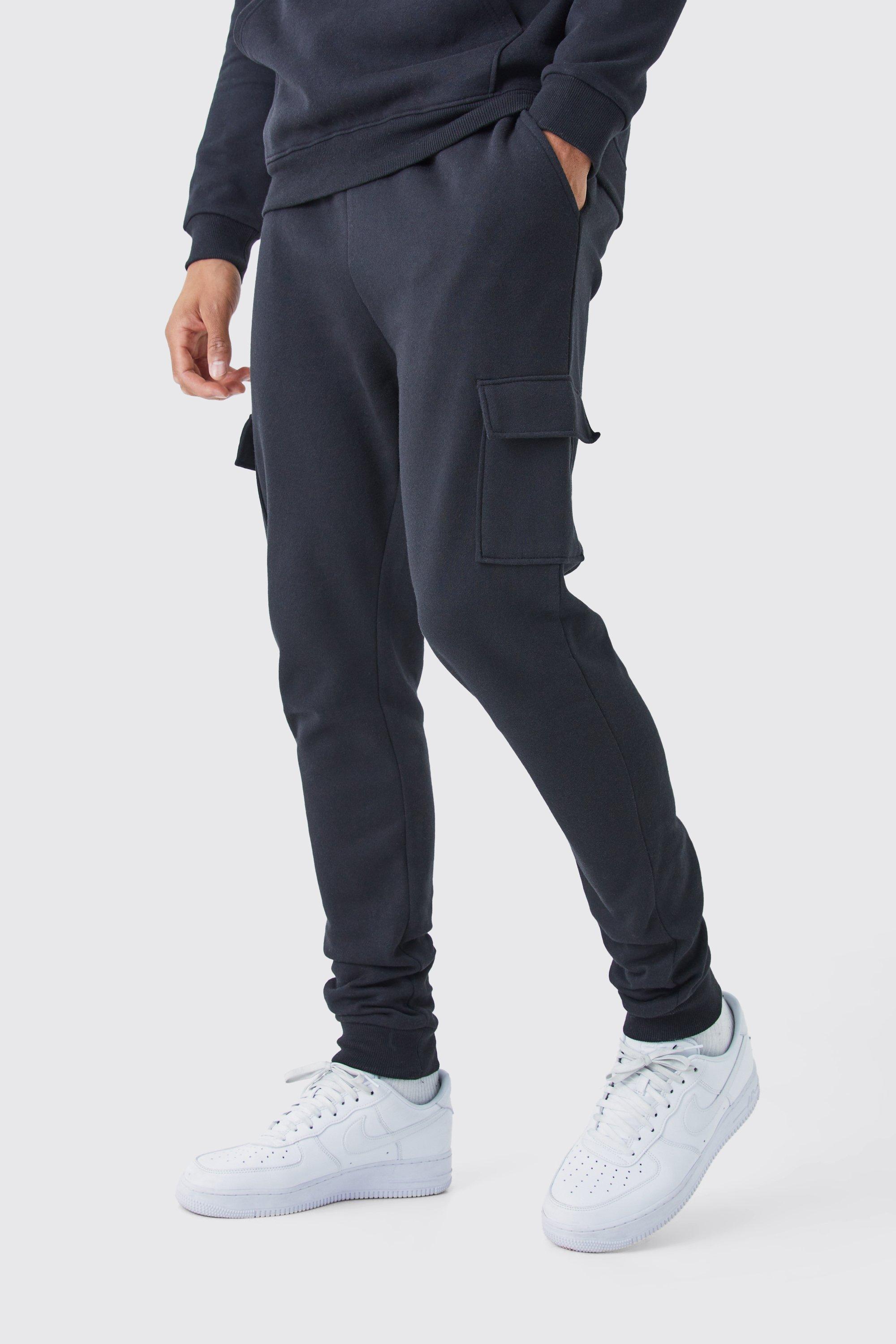 Elastic Waist Slim Fit Buckle Cargo Jogger