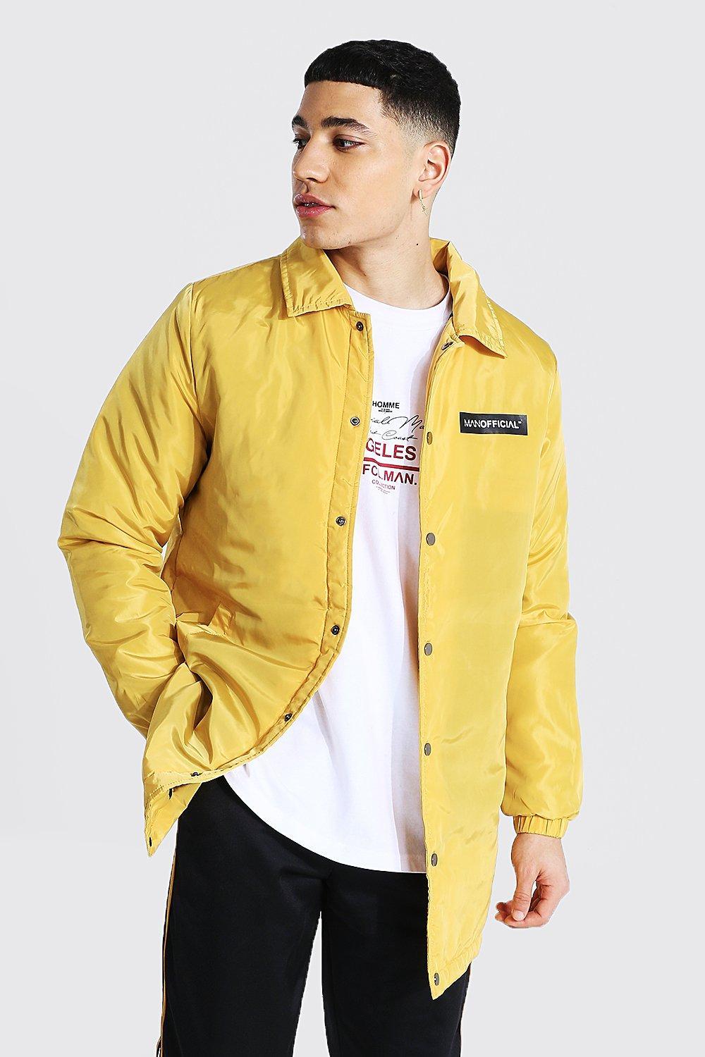yellow coach jacket