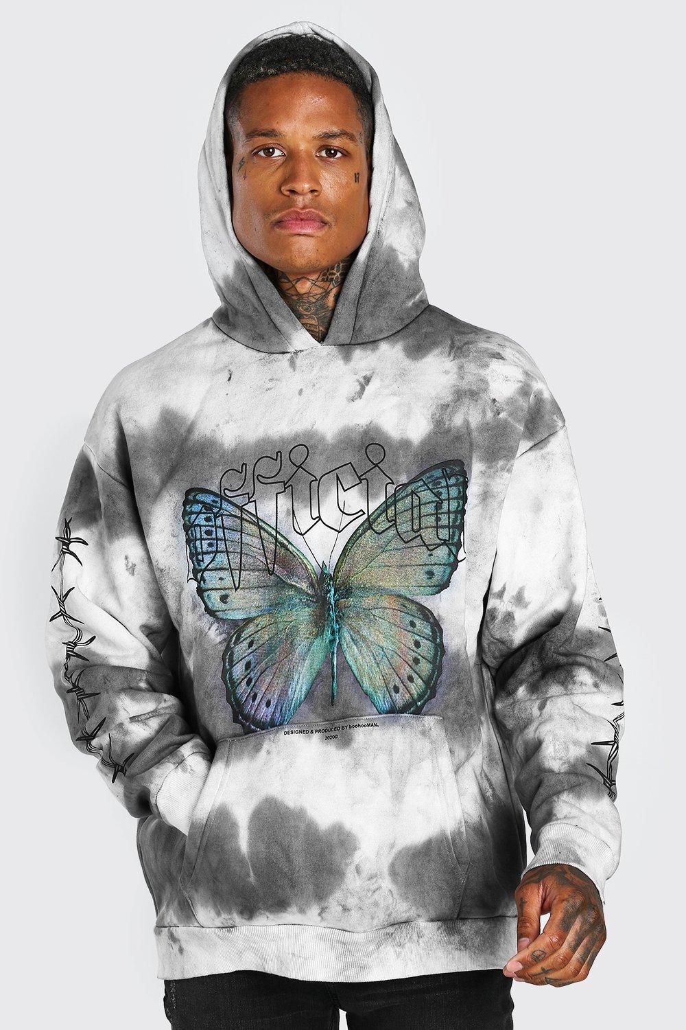 Oversized butterfly hoodie Clearance