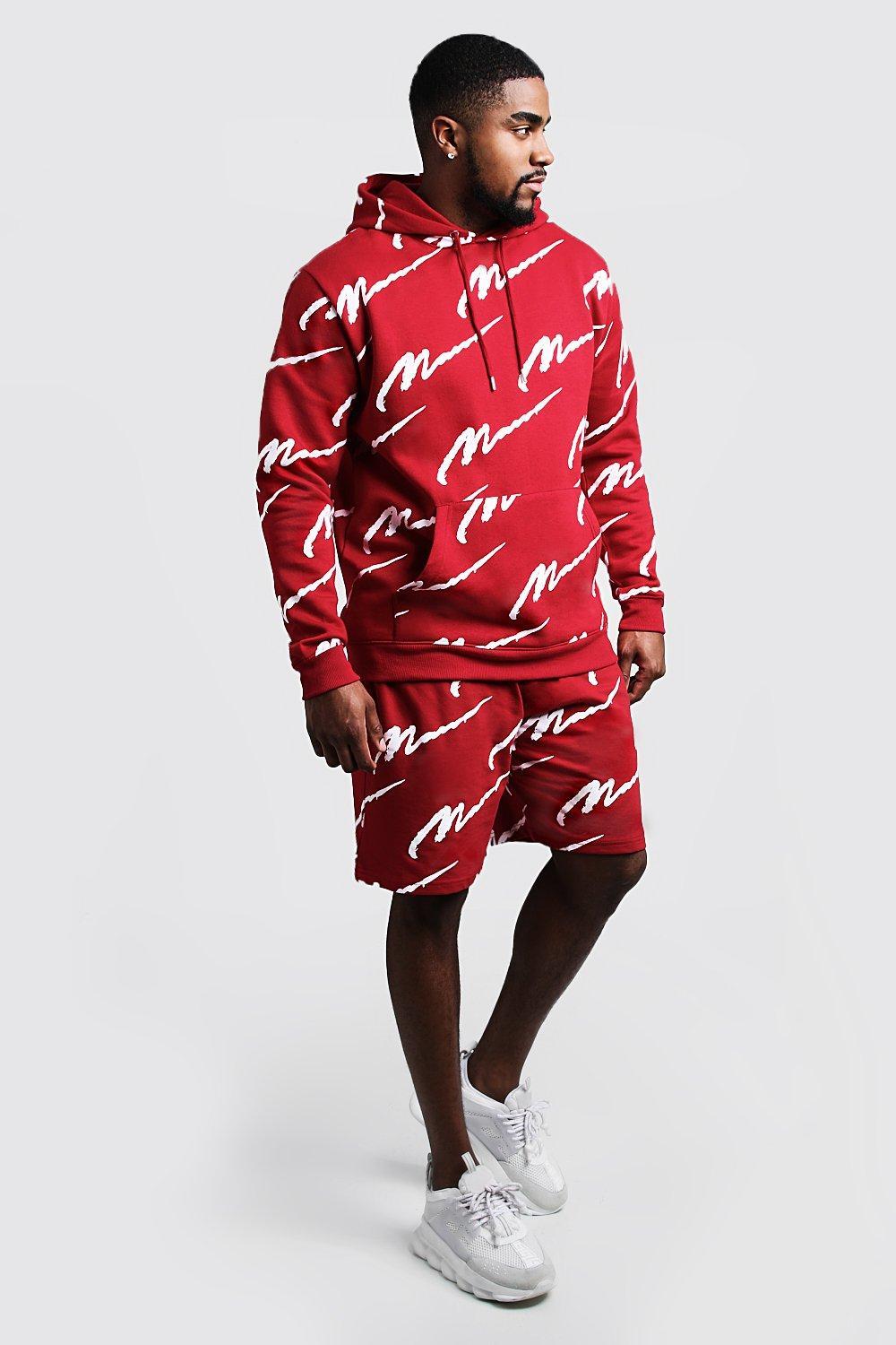 boohooman short tracksuit
