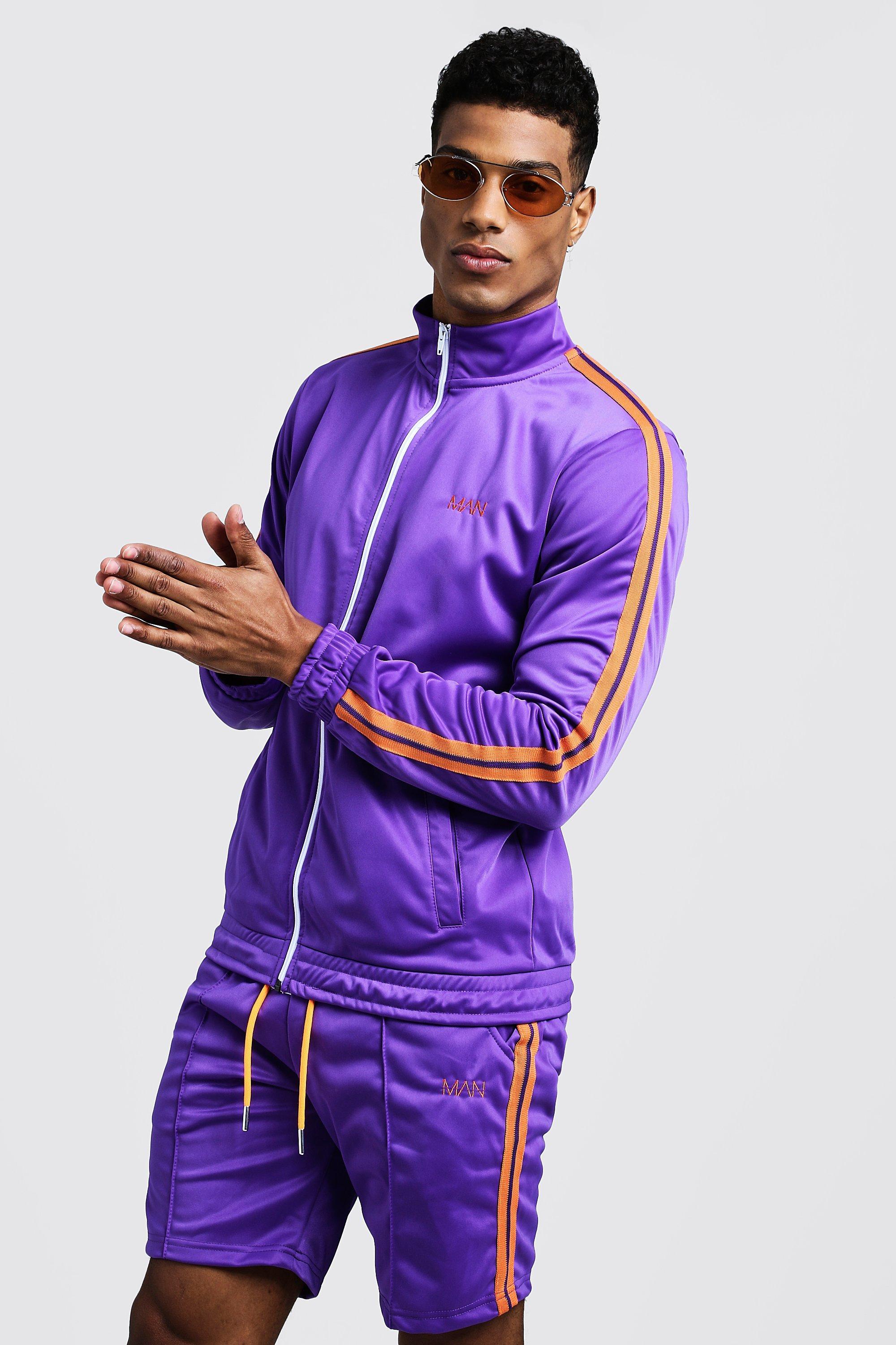 boohooman tricot joggers