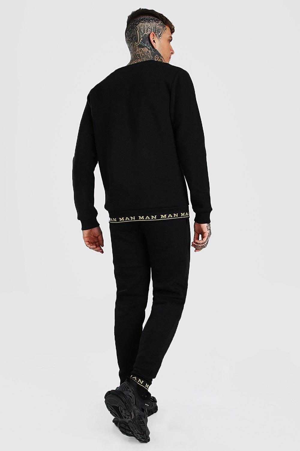 boohooman sweater tracksuit