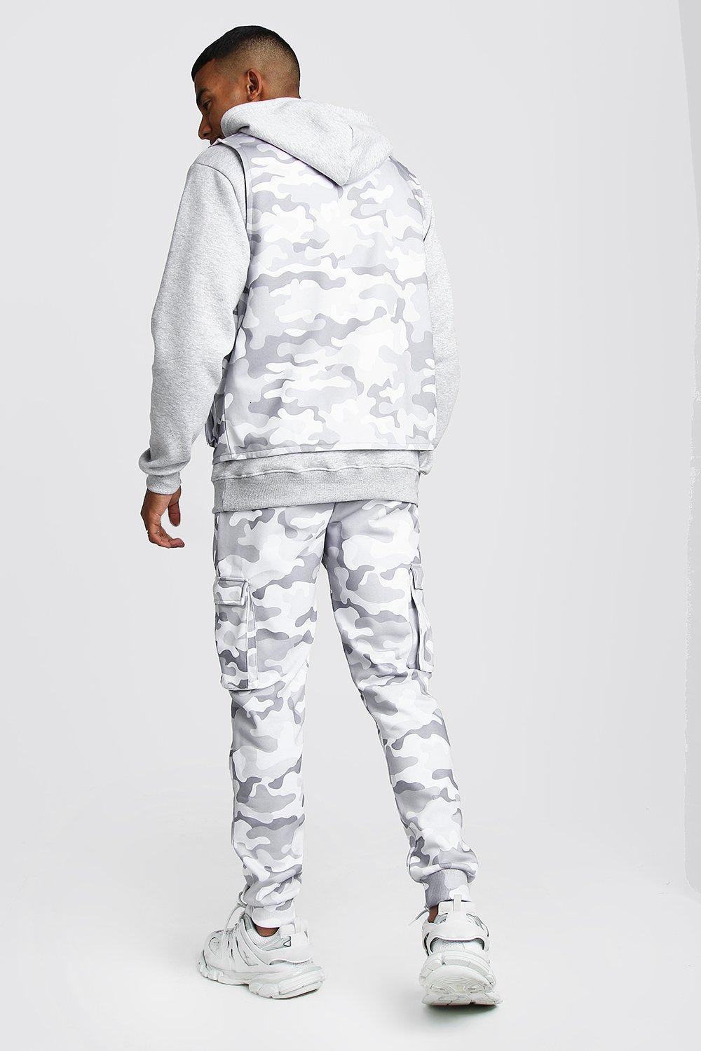 BoohooMAN Camo Utility Vest \u0026 Jogger 