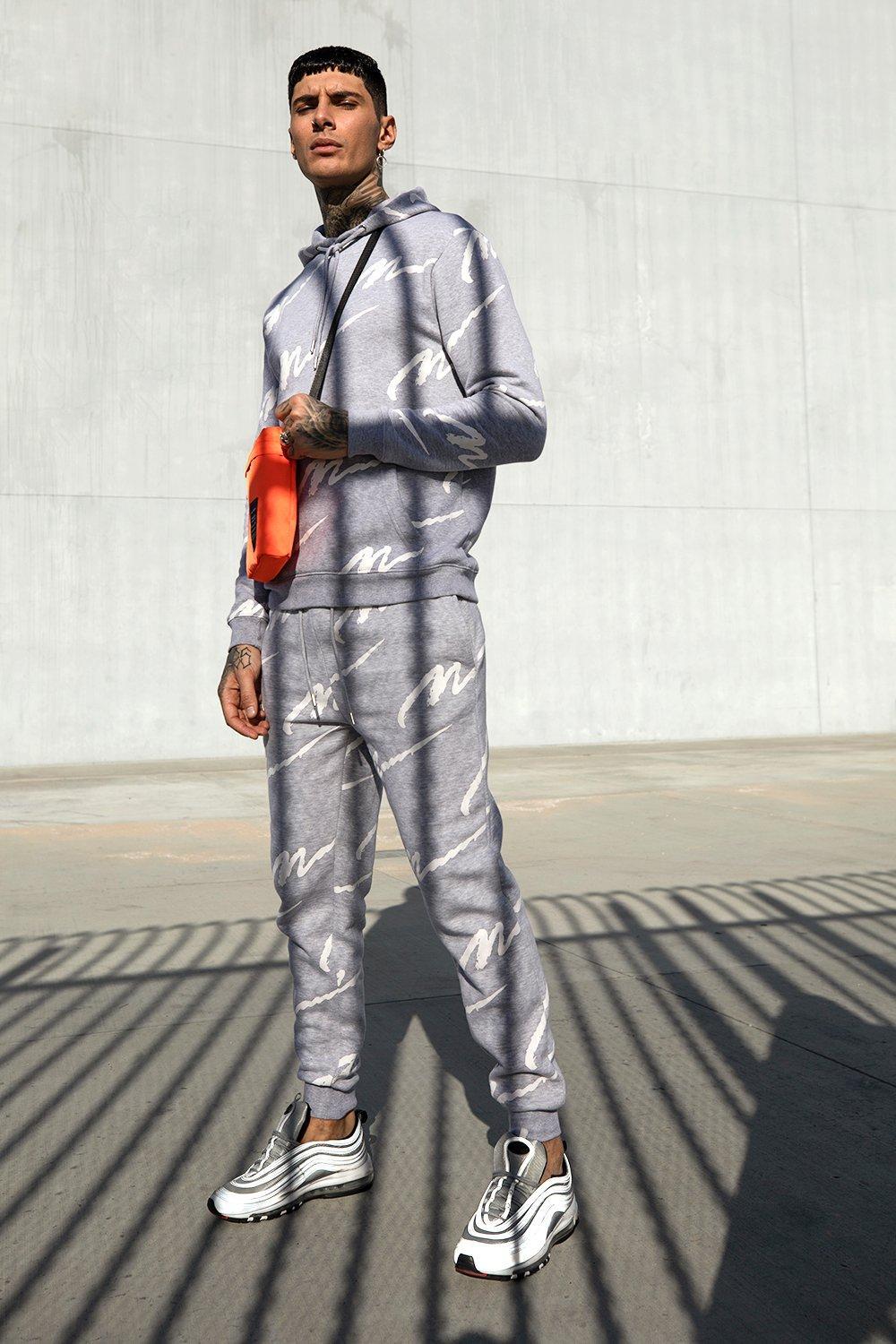 boohooman cargo tracksuit
