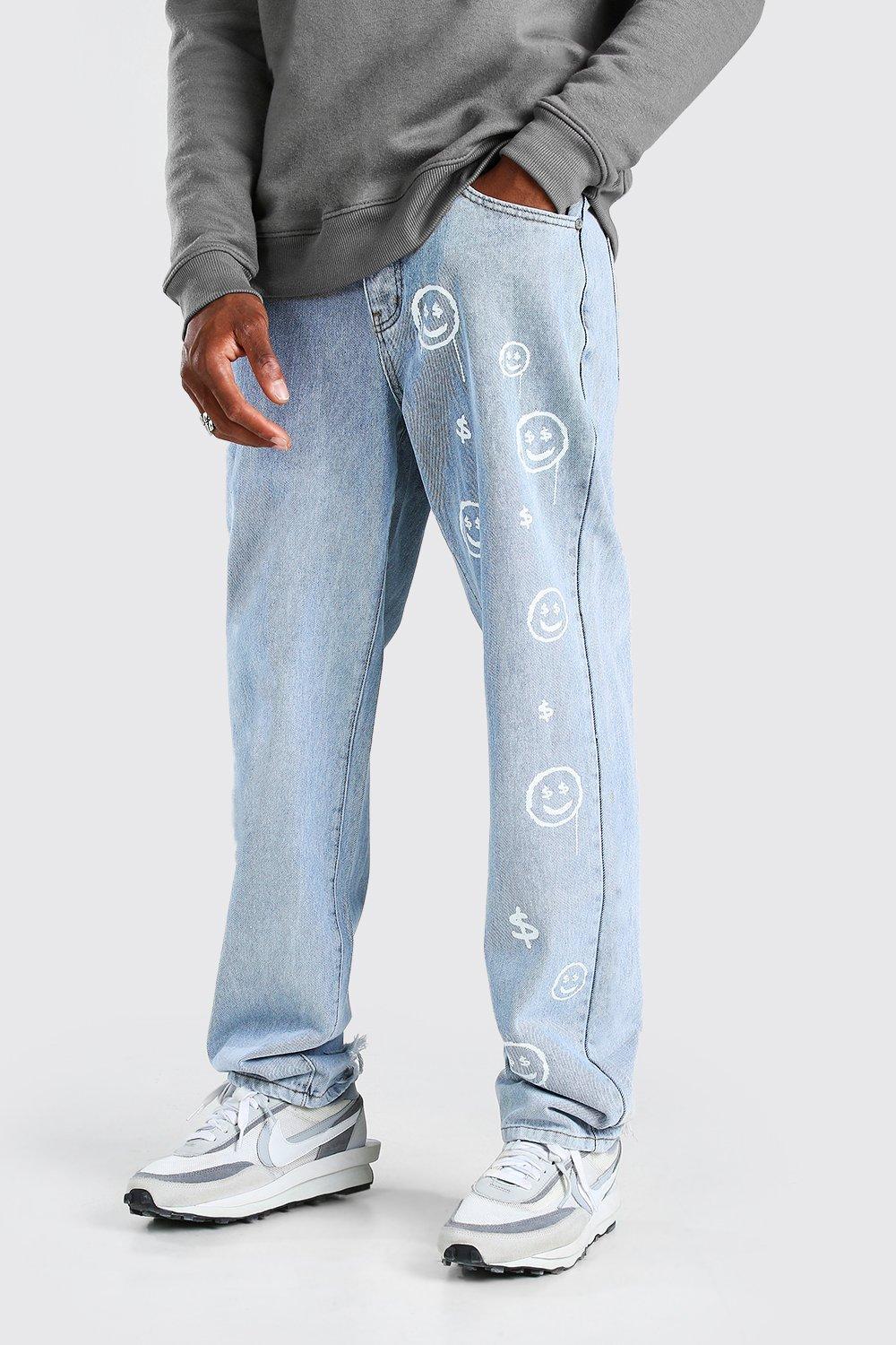 Boohooman baggy jeans Clearance