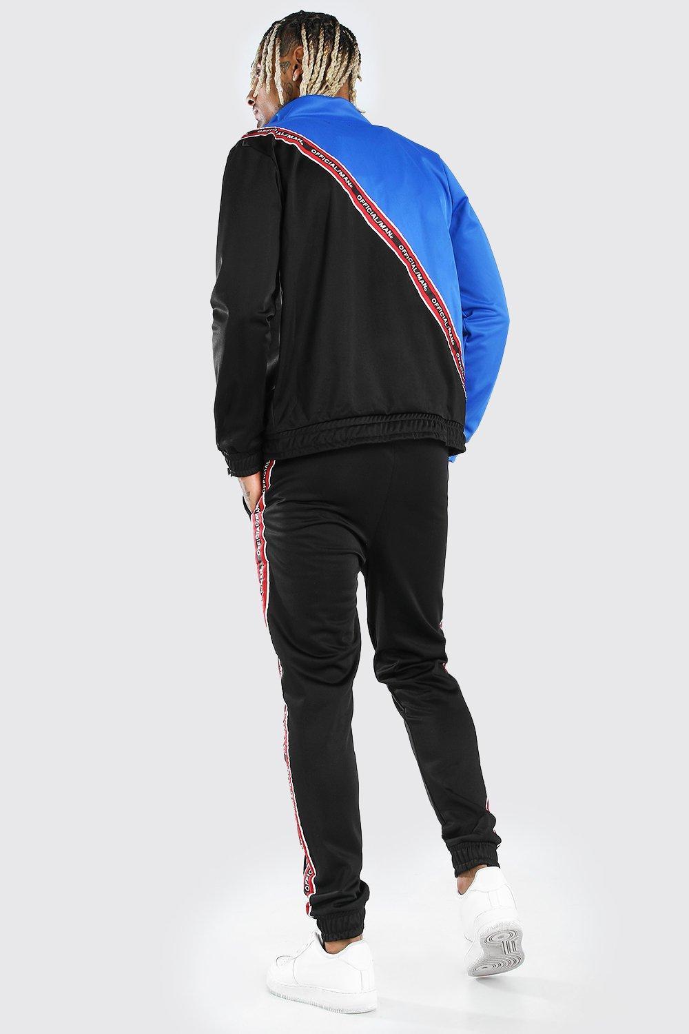boohooman tricot joggers