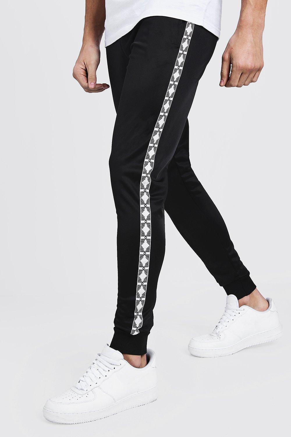 boohooman skinny fit joggers